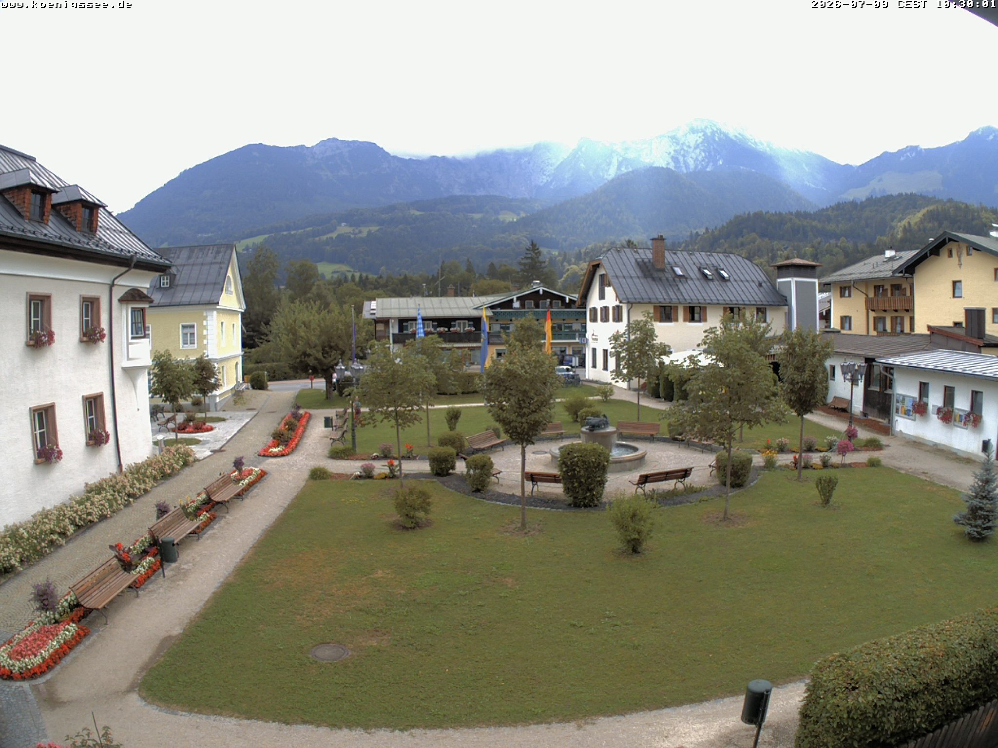 Archiv Foto Webcam Haus des Gastes - Königssee