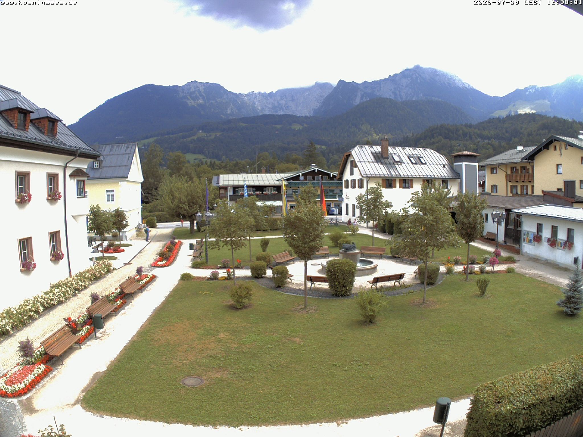 Archiv Foto Webcam Haus des Gastes - Königssee