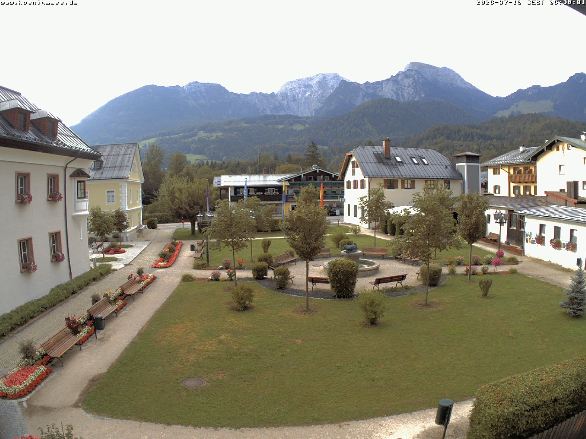 Archiv Foto Webcam Haus des Gastes - Königssee
