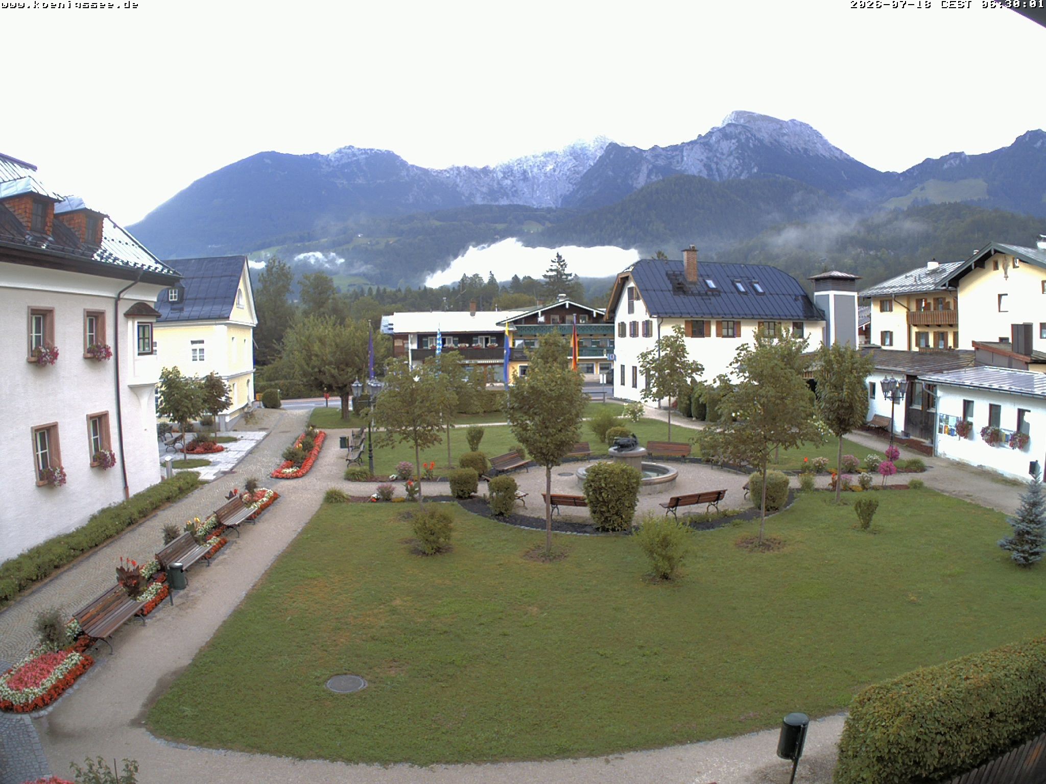 Archiv Foto Webcam Haus des Gastes - Königssee