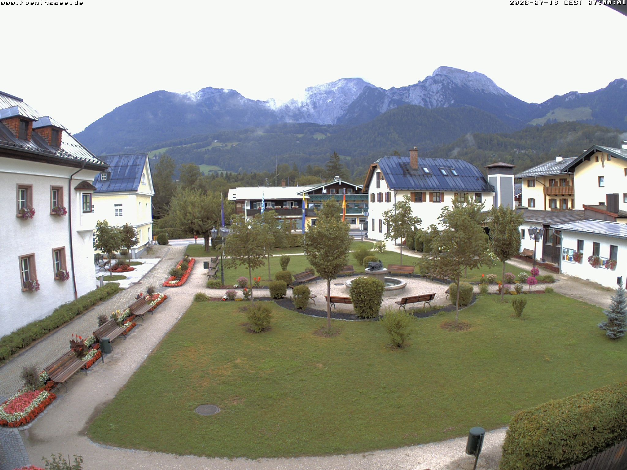 Archiv Foto Webcam Haus des Gastes - Königssee