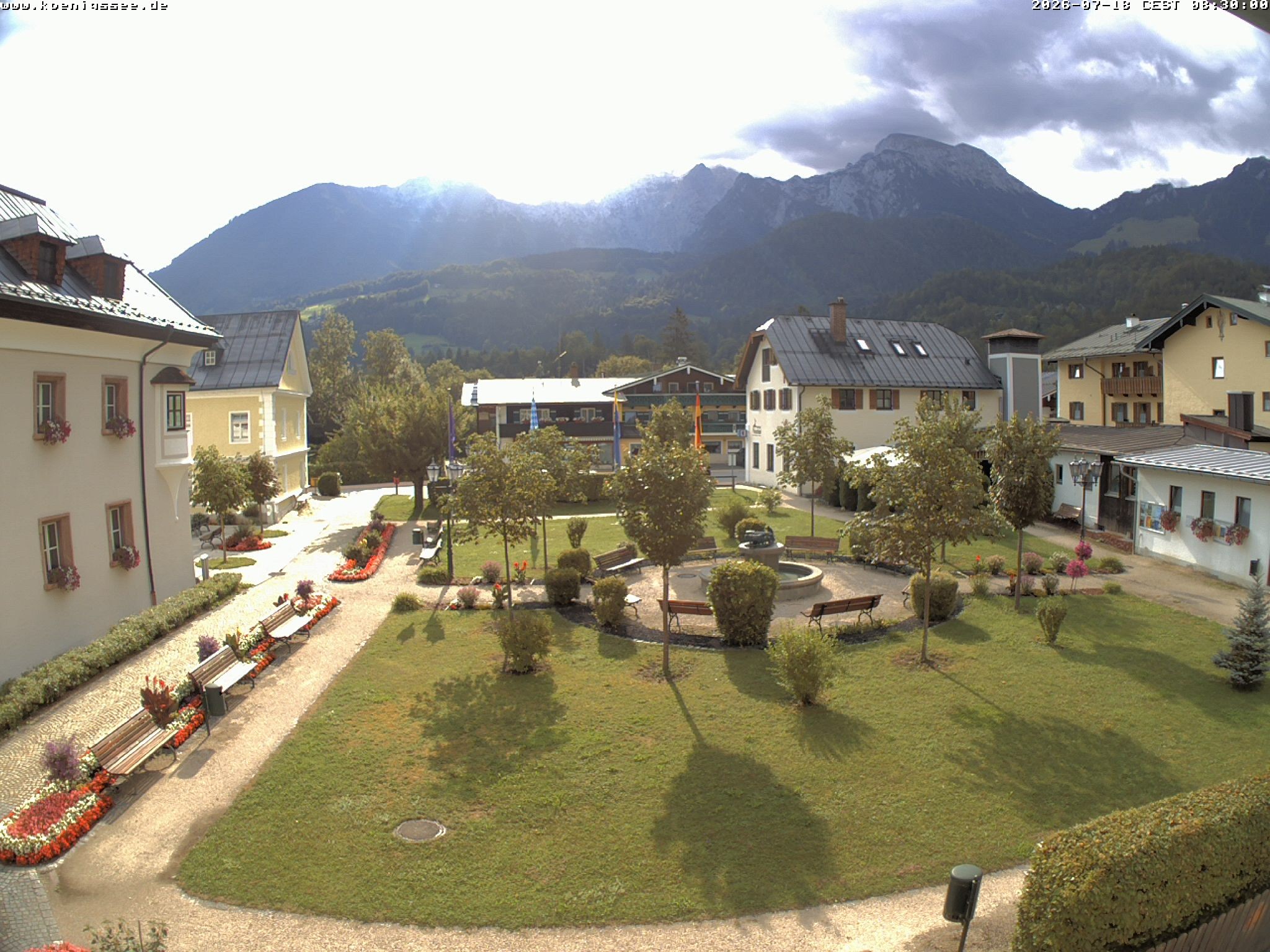 Archiv Foto Webcam Haus des Gastes - Königssee