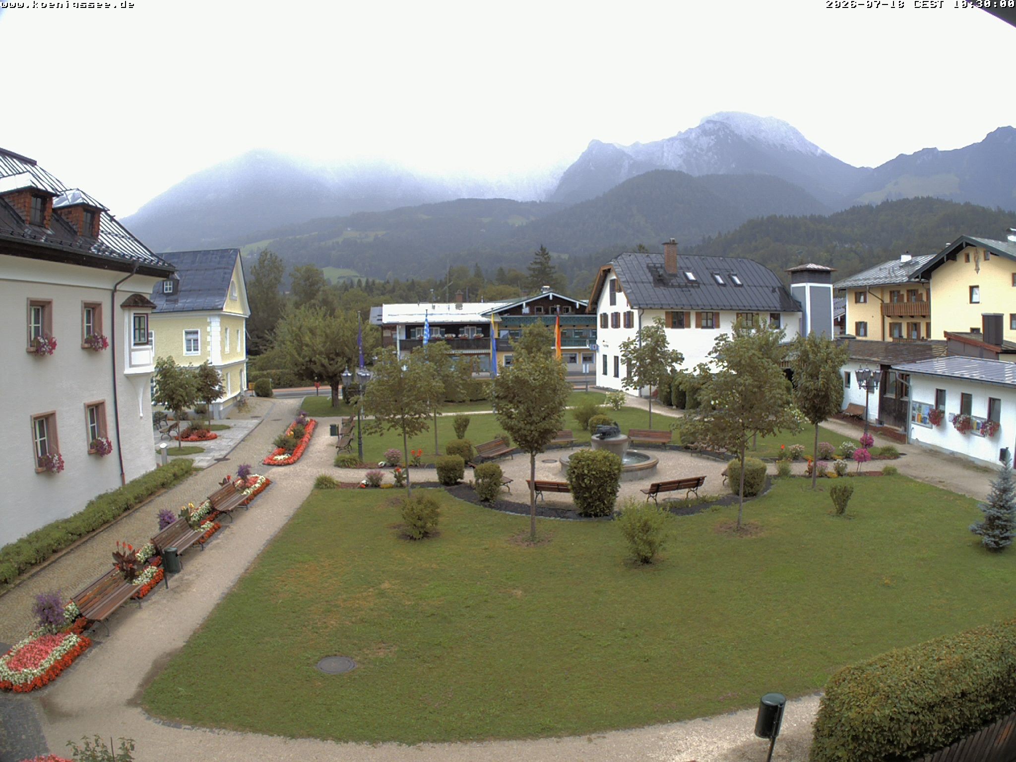 Archiv Foto Webcam Haus des Gastes - Königssee