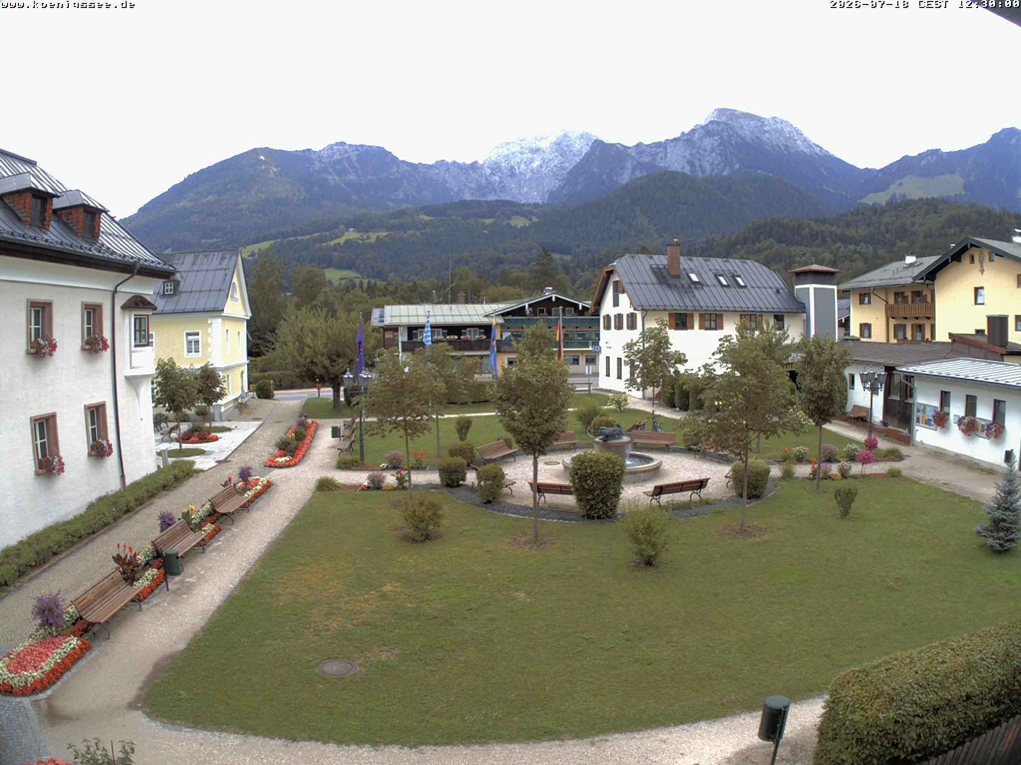 Archiv Foto Webcam Haus des Gastes - Königssee