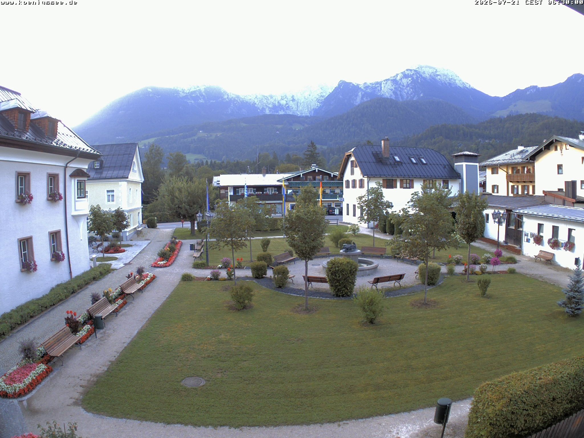 Archiv Foto Webcam Haus des Gastes - Königssee