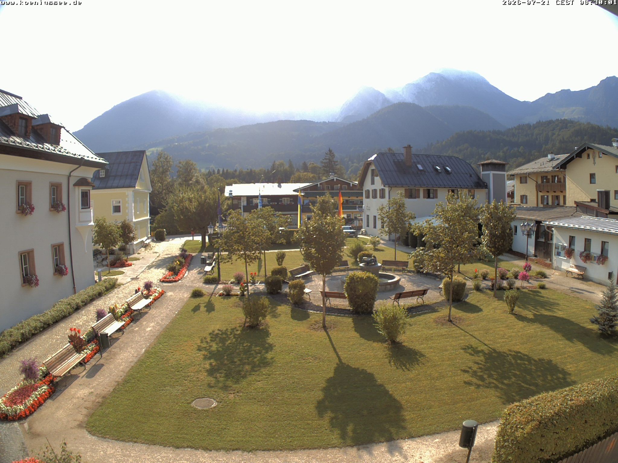 Archiv Foto Webcam Haus des Gastes - Königssee