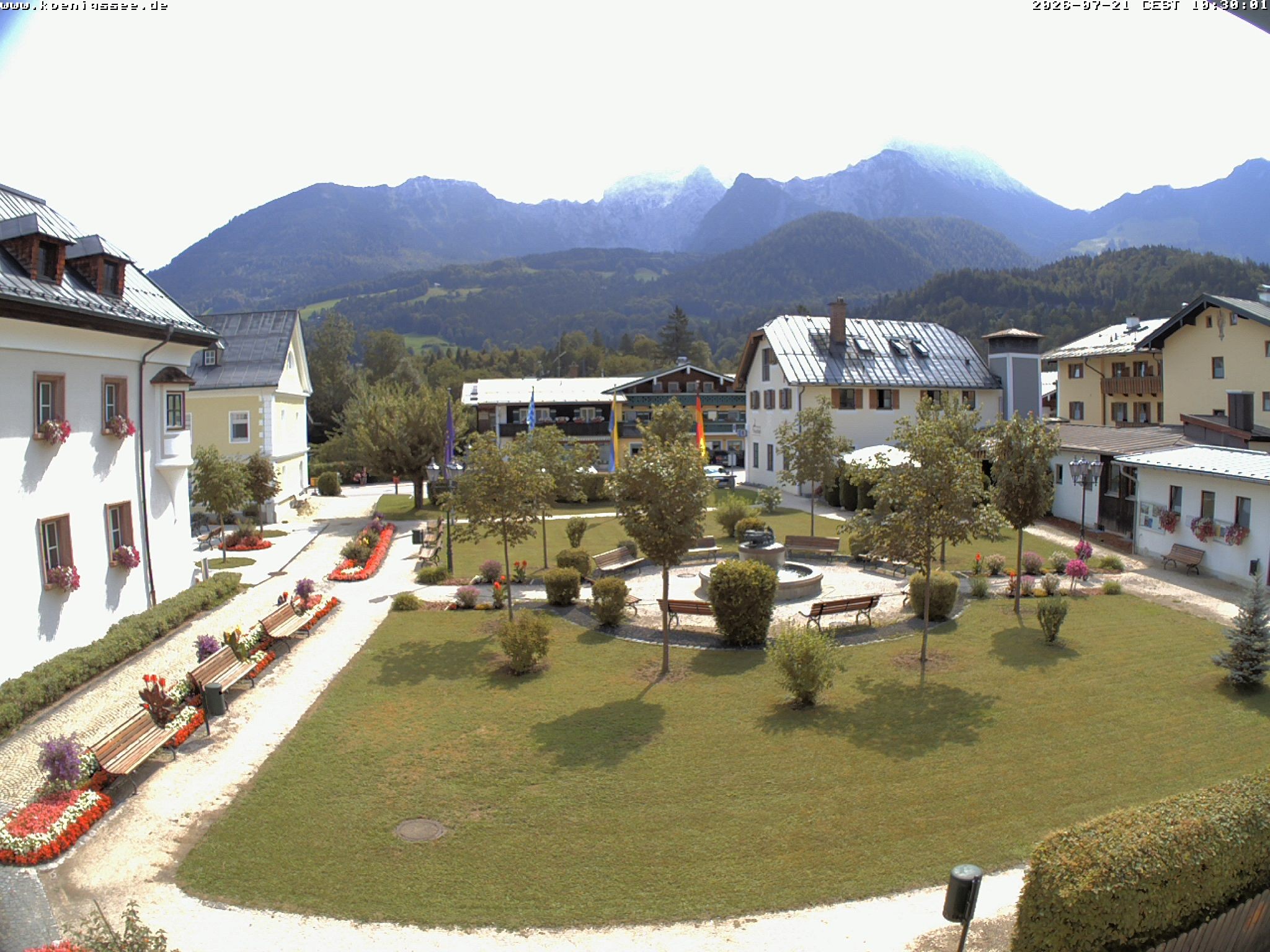 Archiv Foto Webcam Haus des Gastes - Königssee