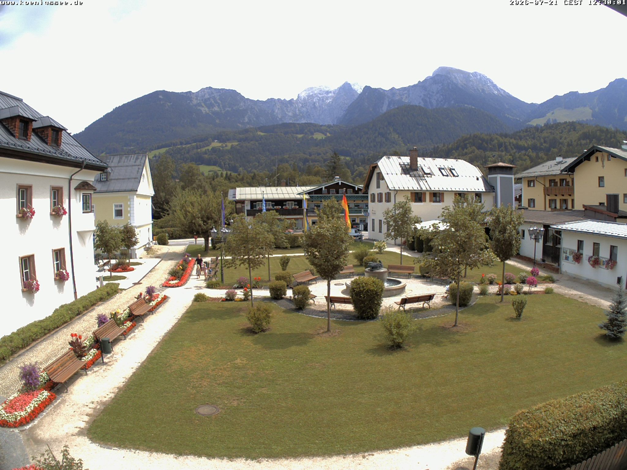 Archiv Foto Webcam Haus des Gastes - Königssee