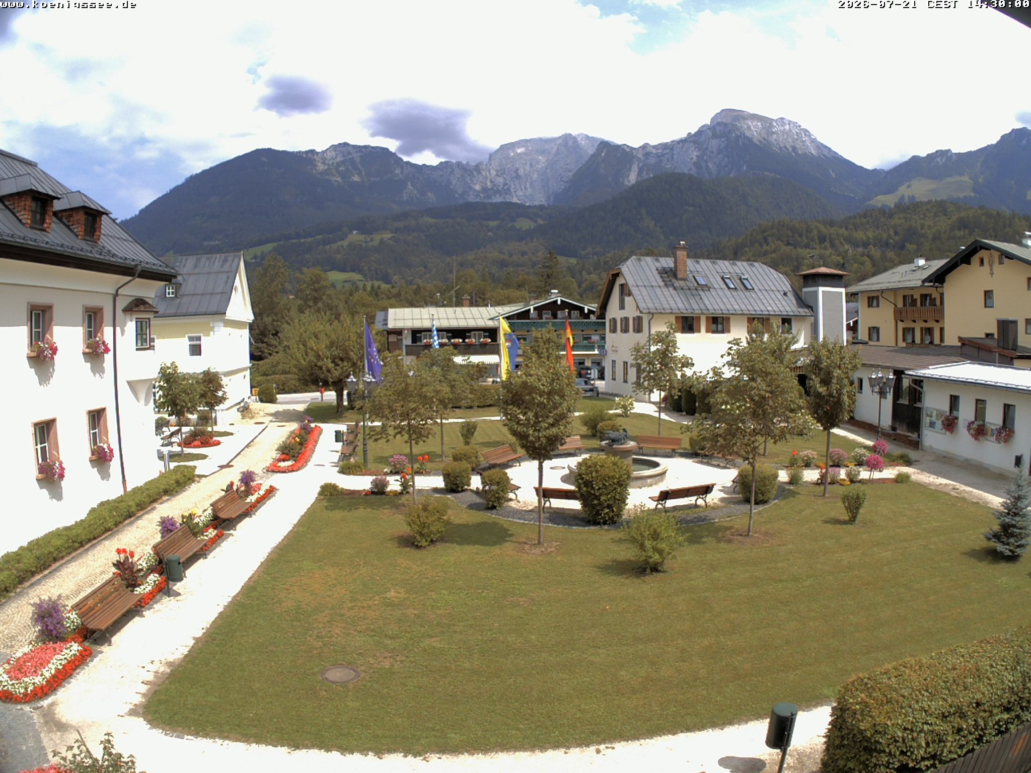 Archiv Foto Webcam Haus des Gastes - Königssee