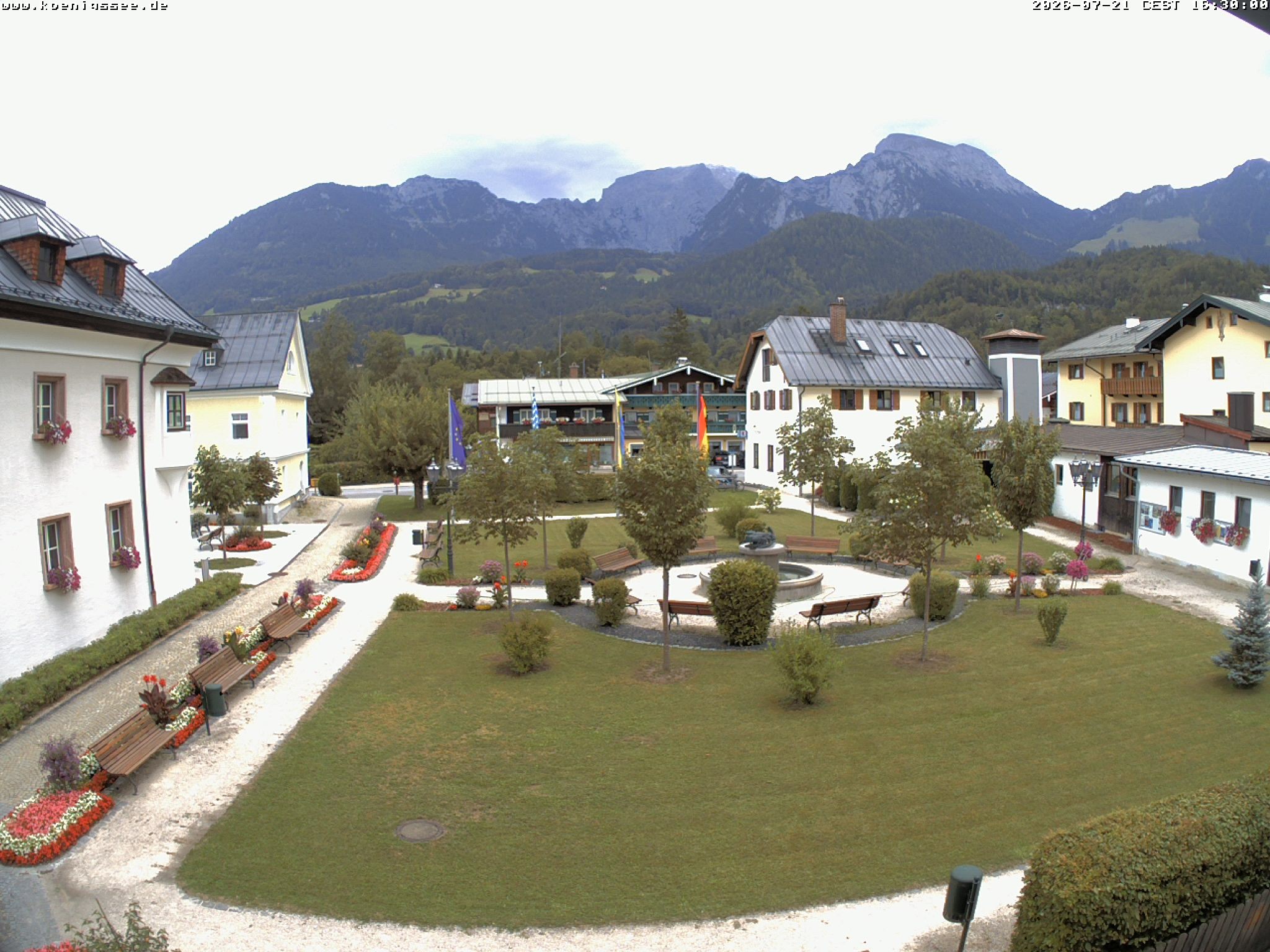 Archiv Foto Webcam Haus des Gastes - Königssee