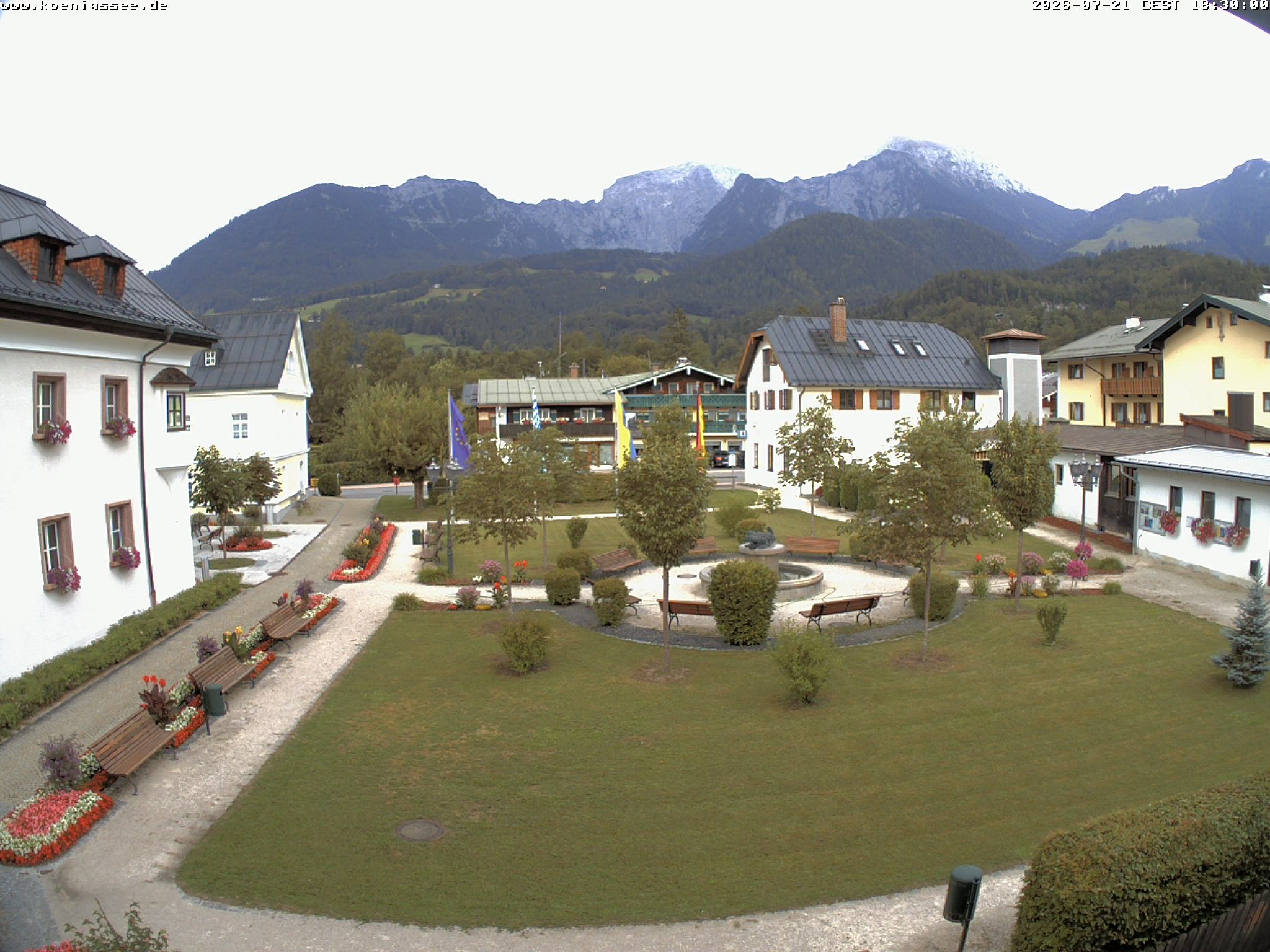 Archiv Foto Webcam Haus des Gastes - Königssee