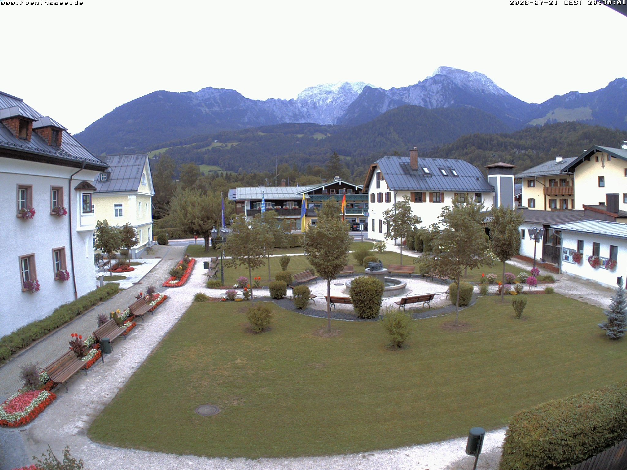 Archiv Foto Webcam Haus des Gastes - Königssee