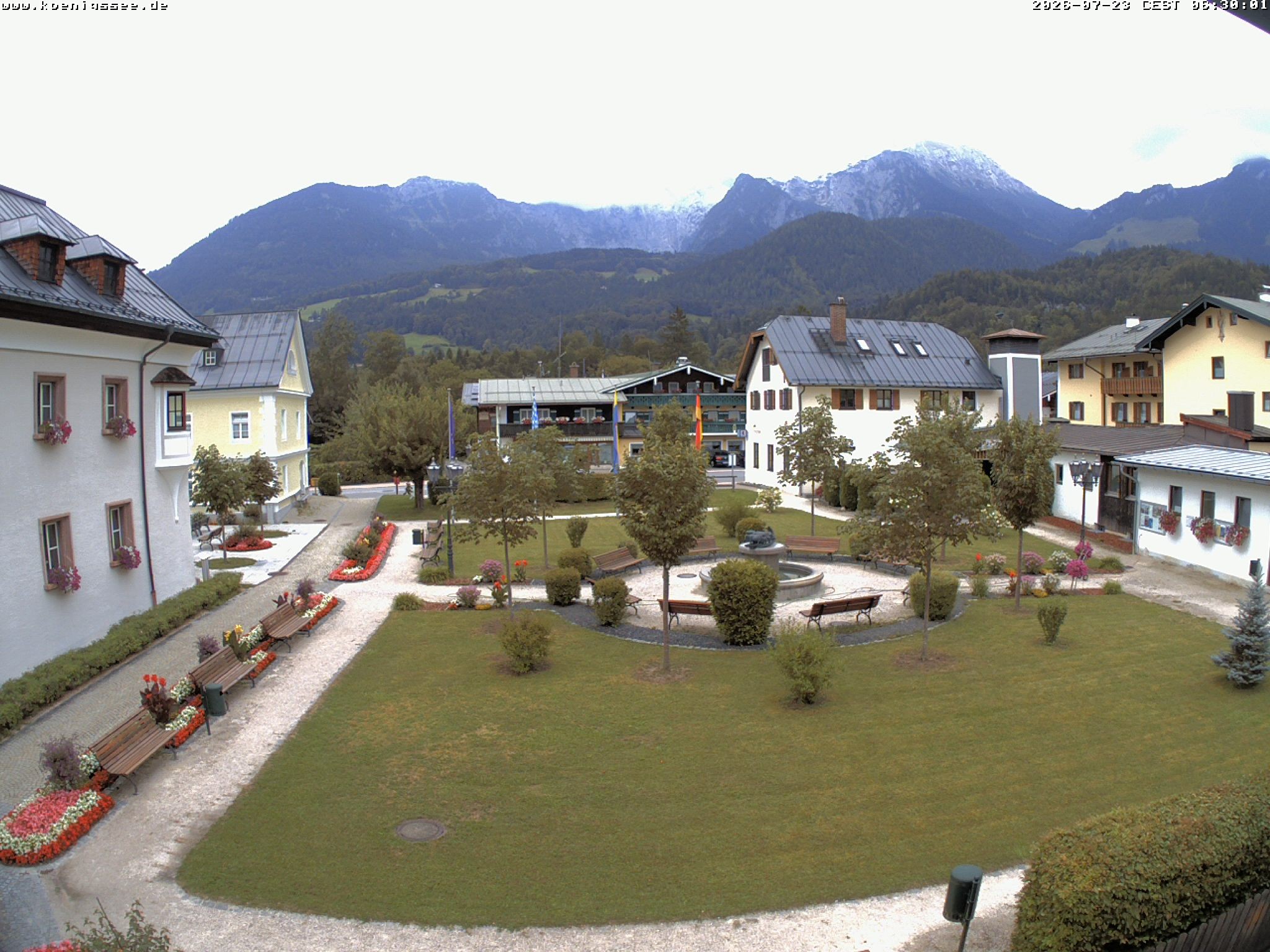 Archiv Foto Webcam Haus des Gastes - Königssee