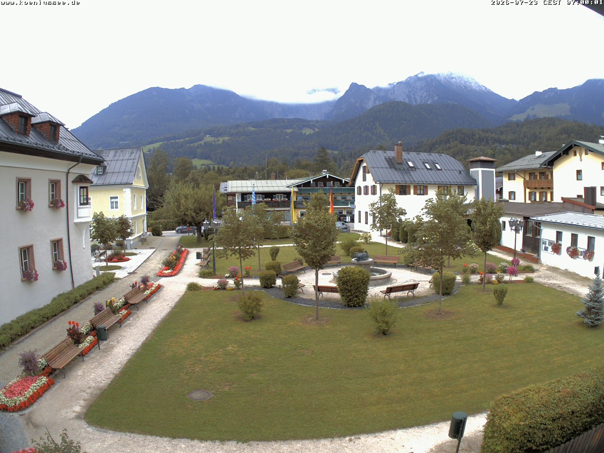 Archiv Foto Webcam Haus des Gastes - Königssee