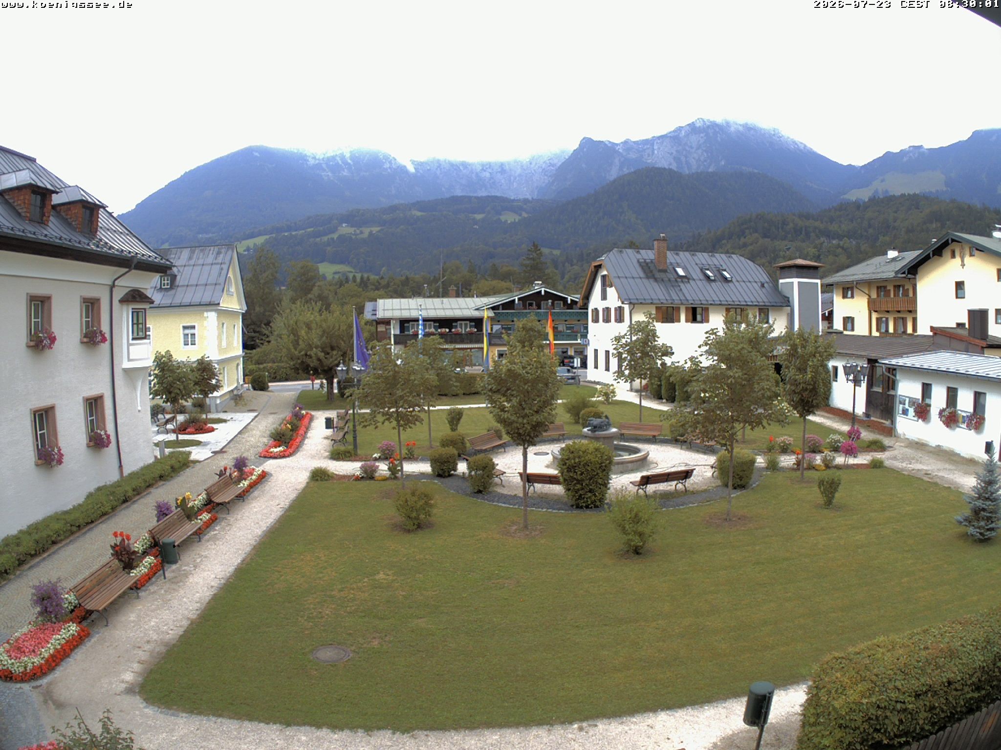 Archiv Foto Webcam Haus des Gastes - Königssee