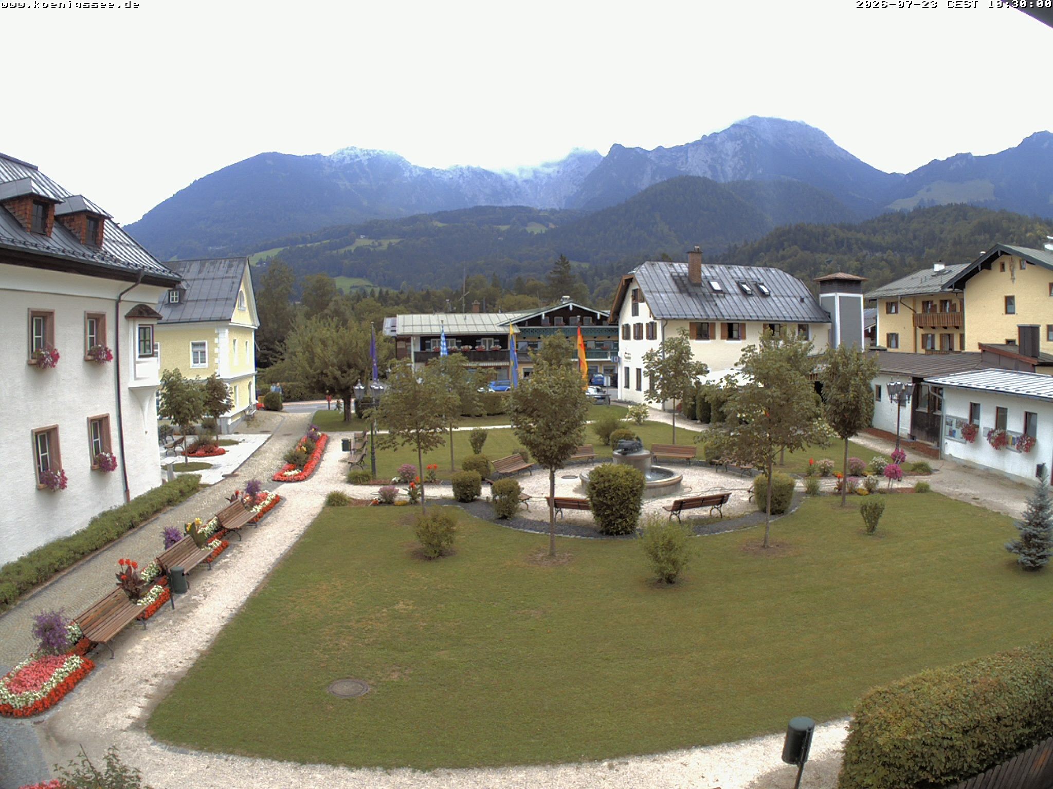 Archiv Foto Webcam Haus des Gastes - Königssee
