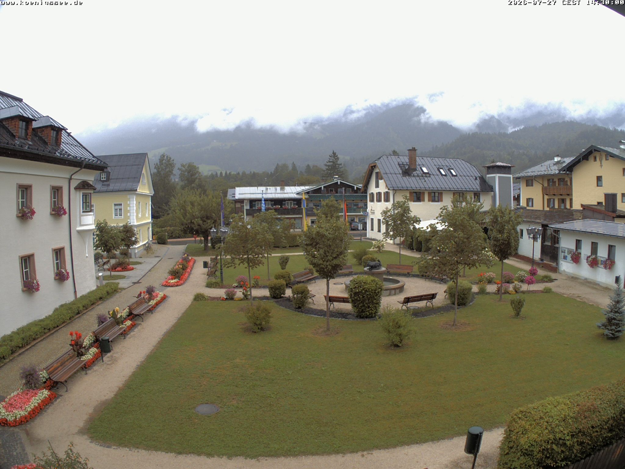 Archiv Foto Webcam Haus des Gastes - Königssee