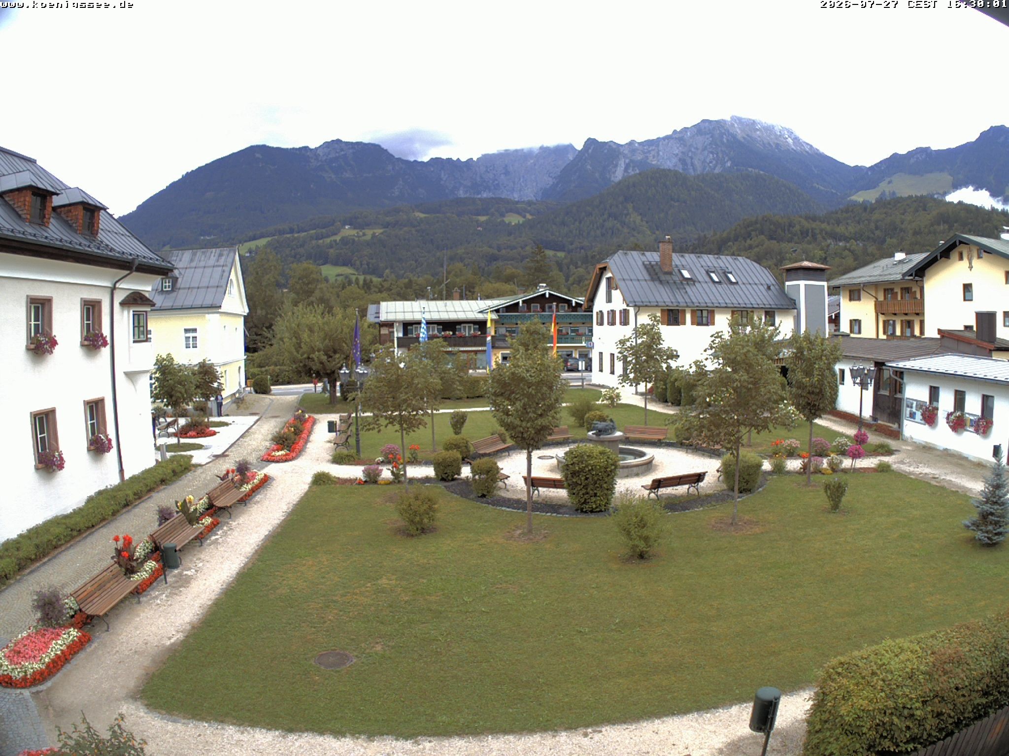 Archiv Foto Webcam Haus des Gastes - Königssee