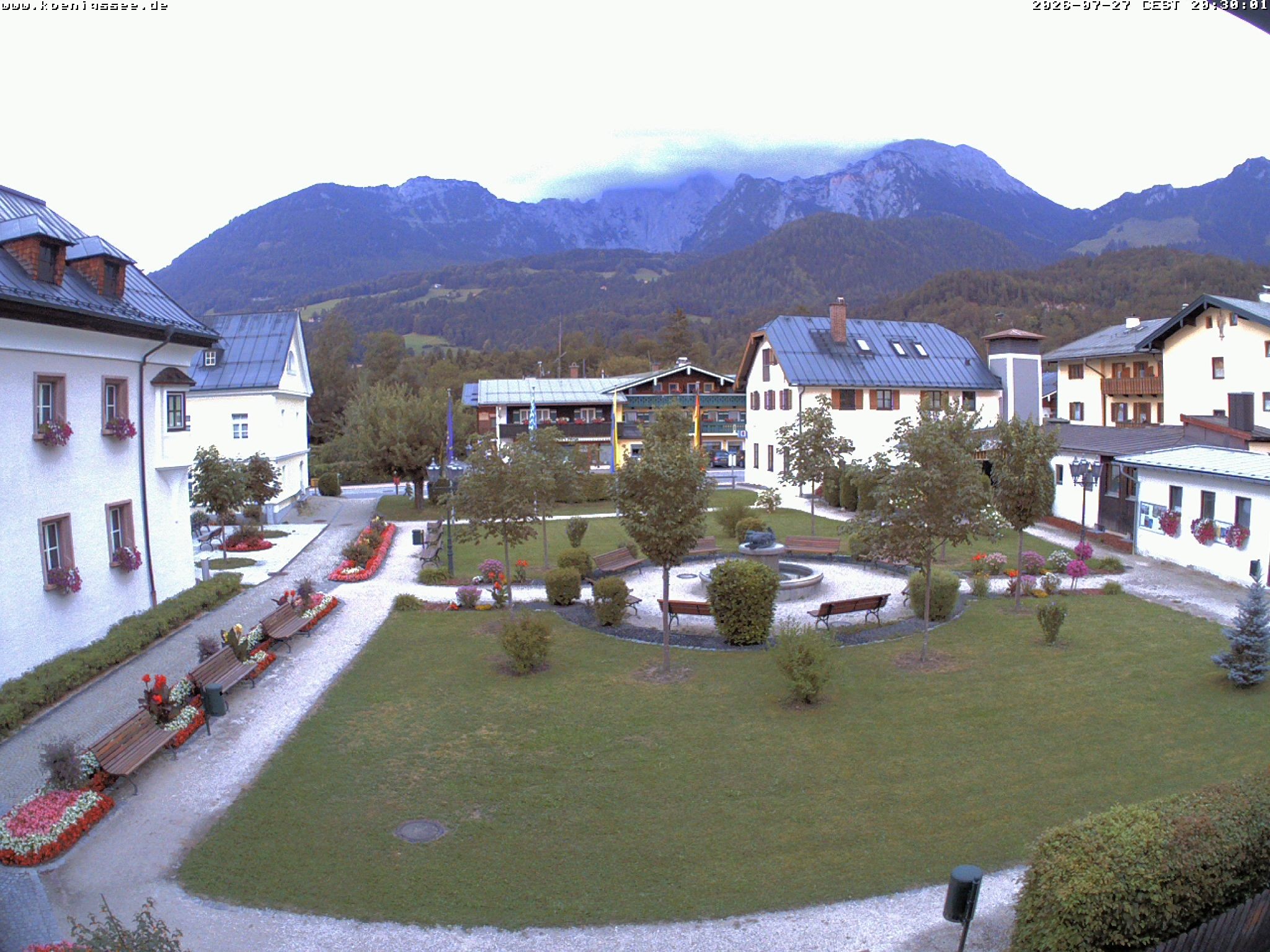 Archiv Foto Webcam Haus des Gastes - Königssee