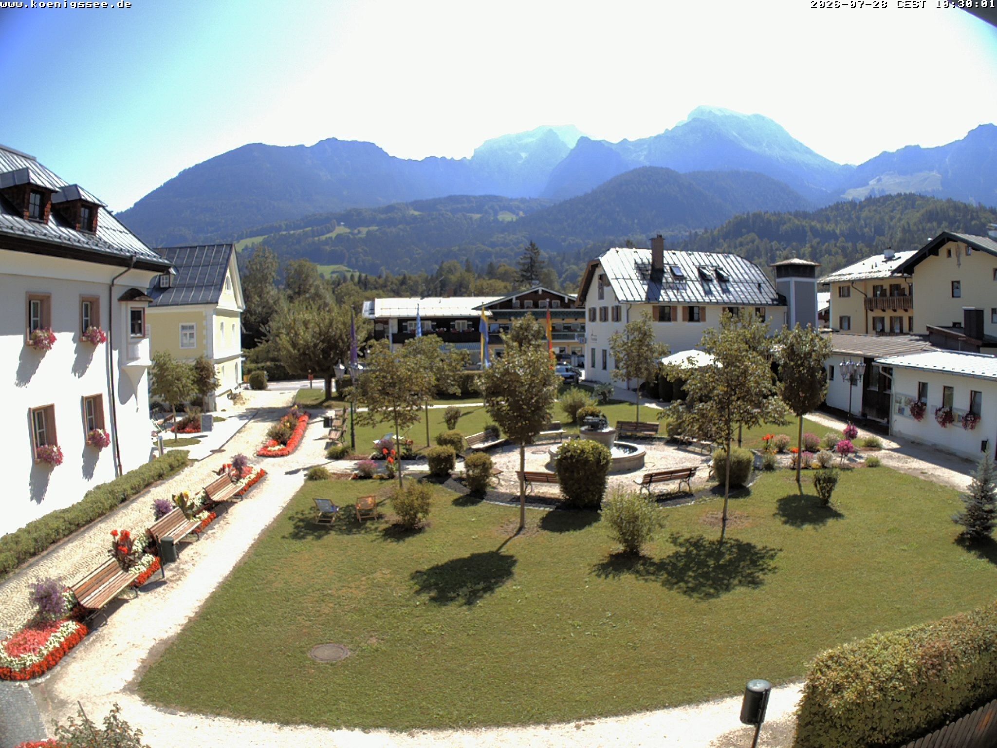 Archiv Foto Webcam Haus des Gastes - Königssee