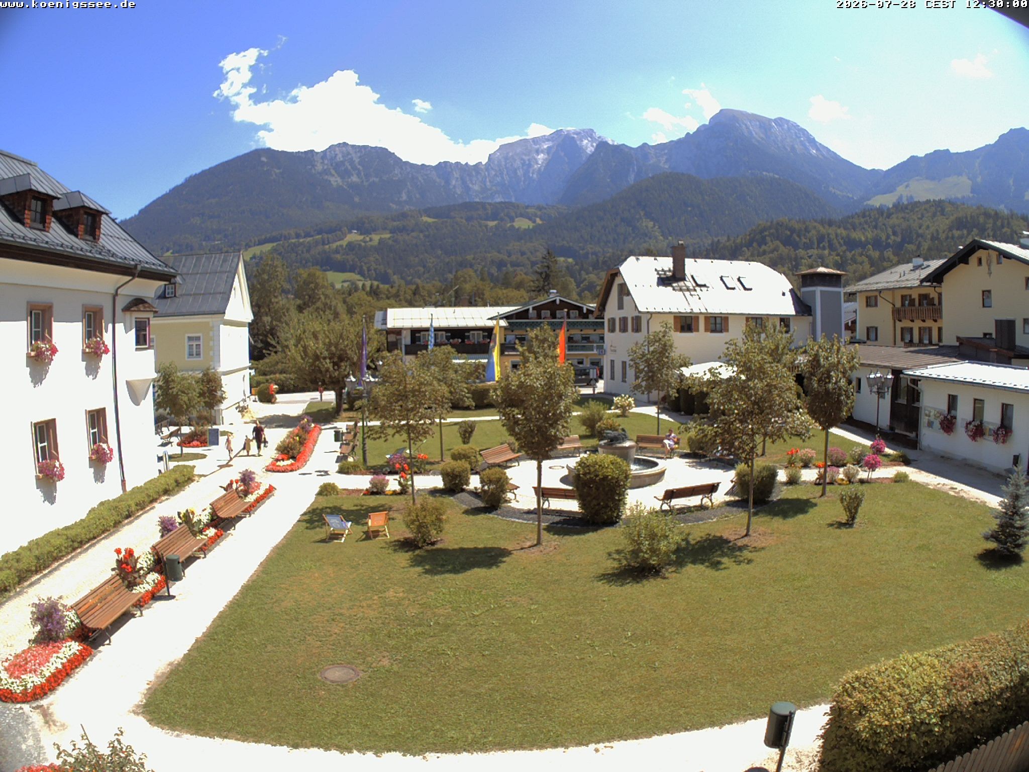 Archiv Foto Webcam Haus des Gastes - Königssee