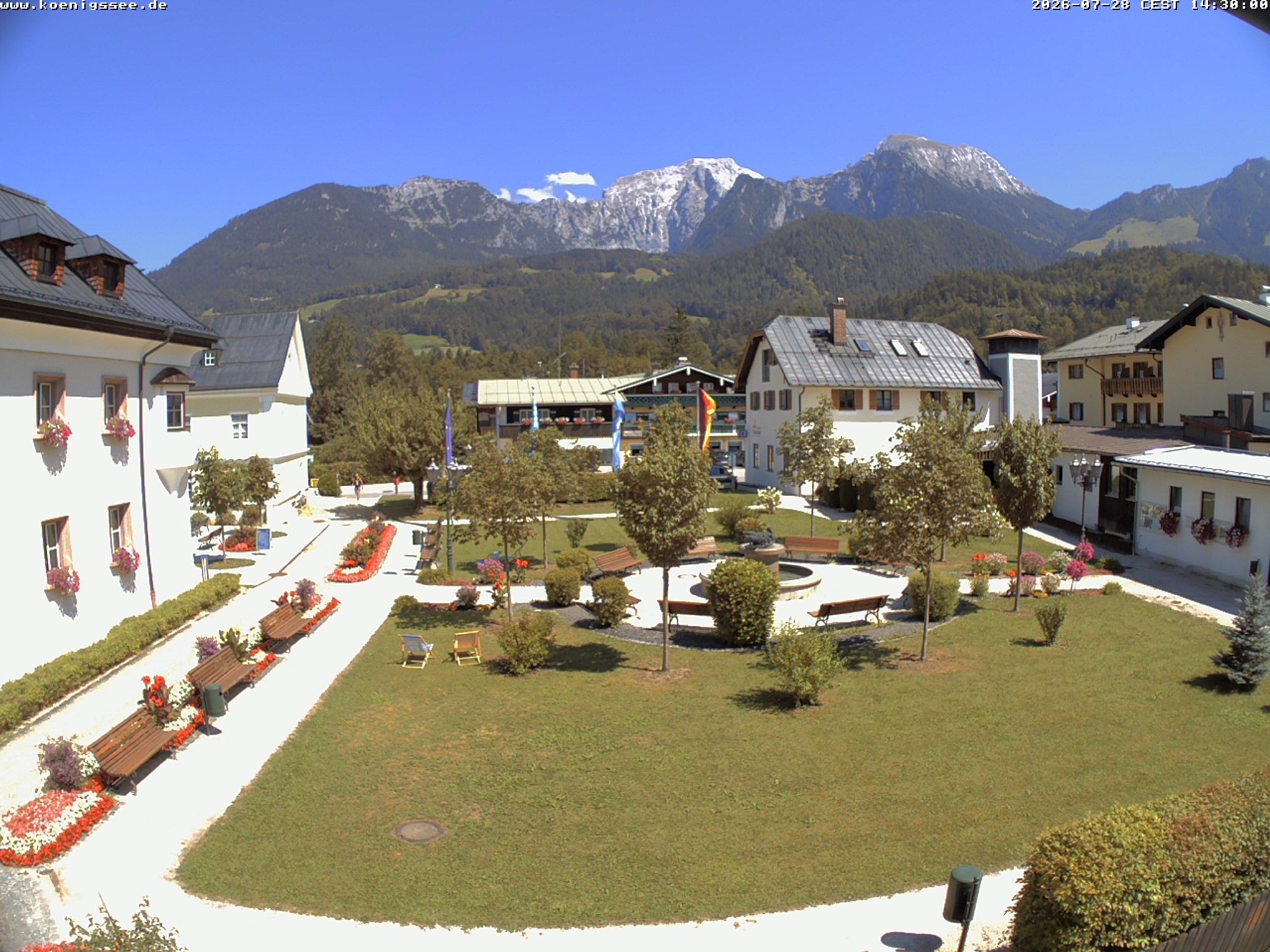 Archiv Foto Webcam Haus des Gastes - Königssee