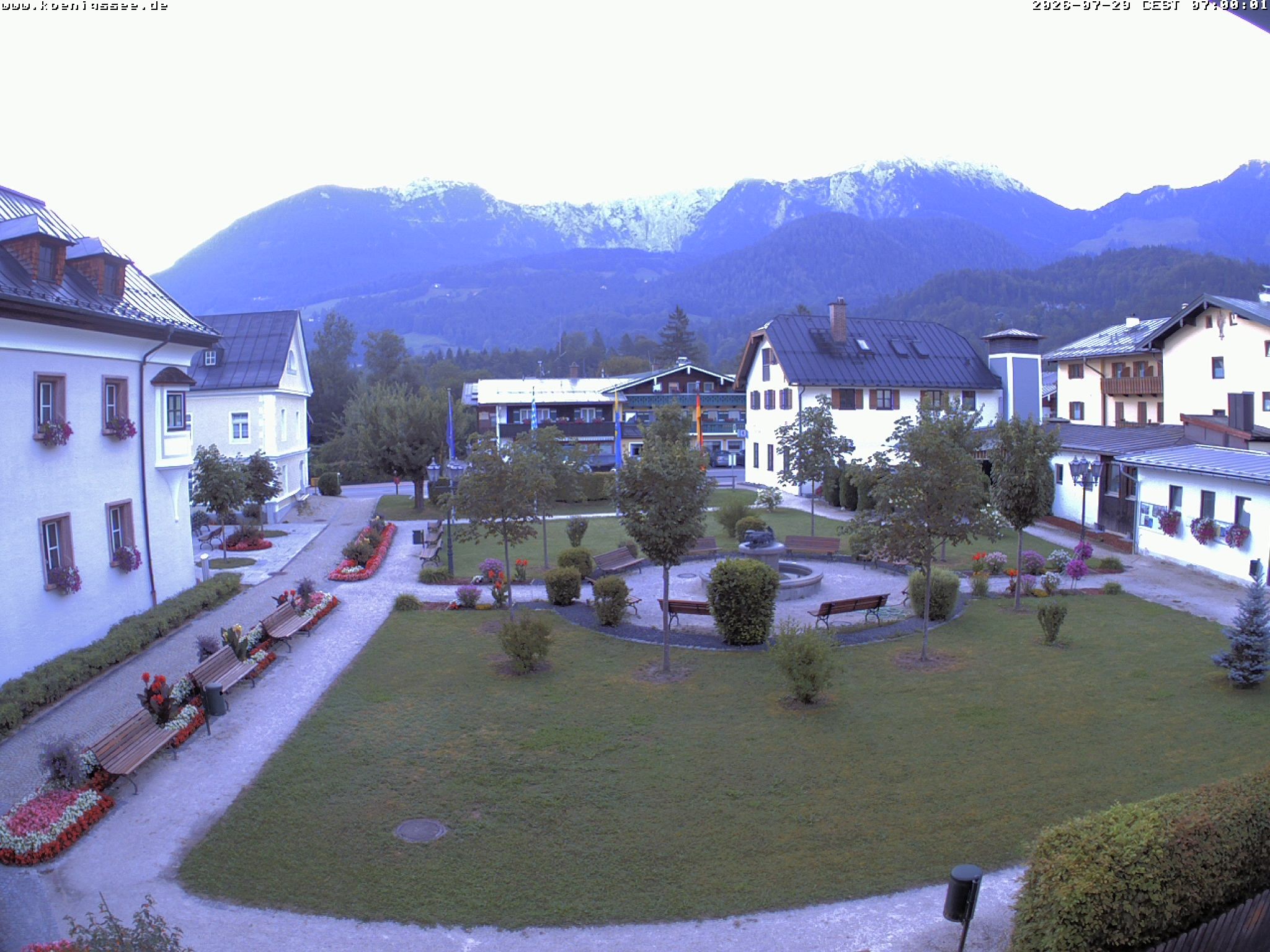 Archiv Foto Webcam Haus des Gastes - Königssee