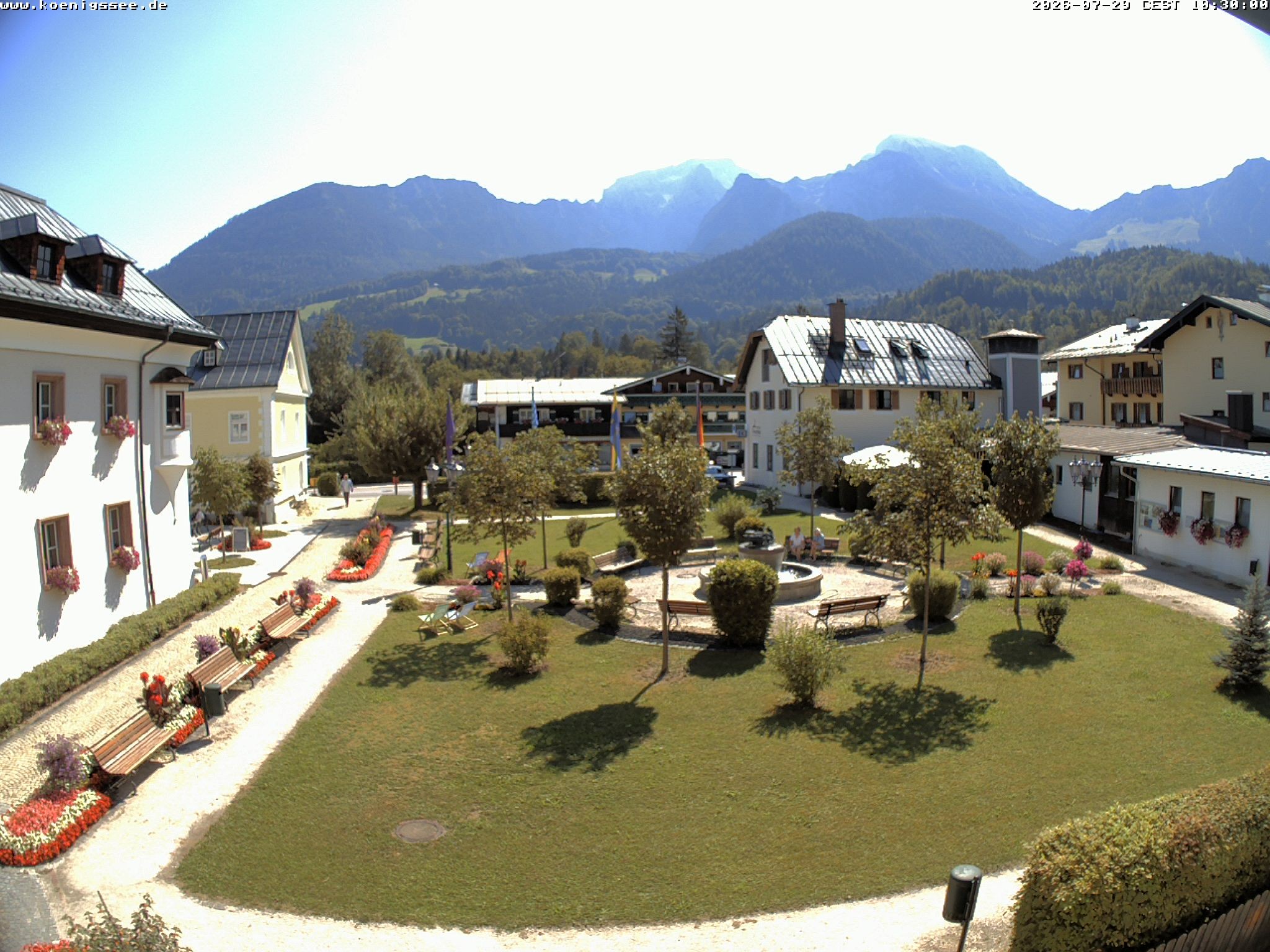 Archiv Foto Webcam Haus des Gastes - Königssee