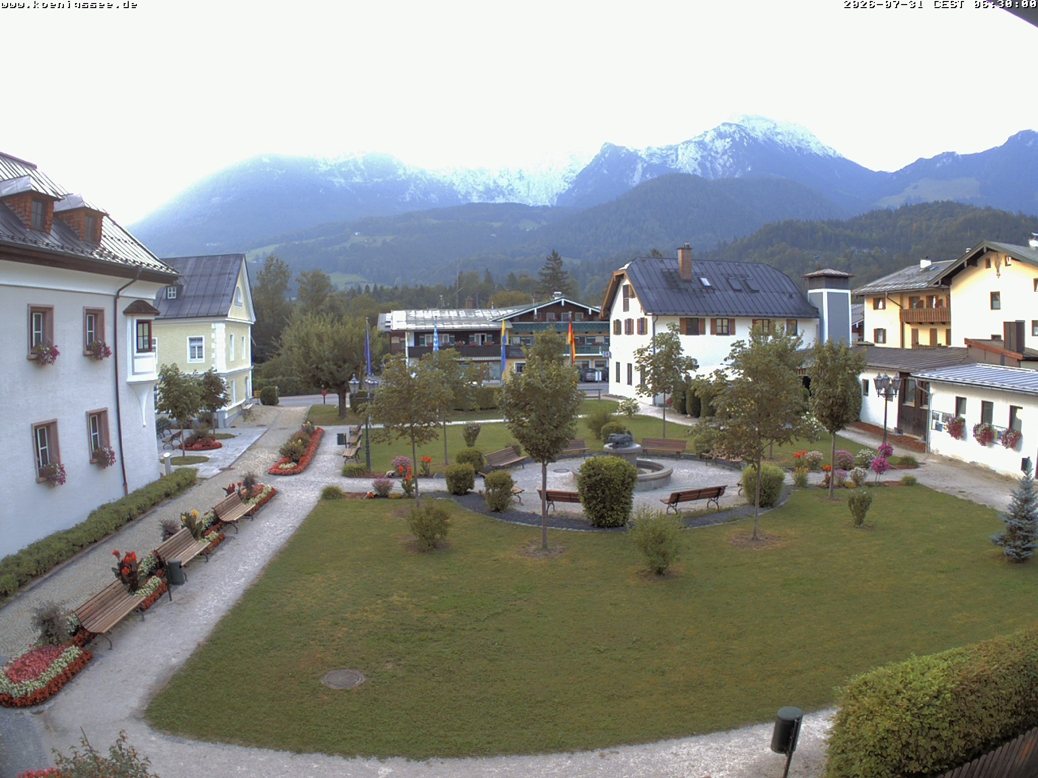Archiv Foto Webcam Haus des Gastes - Königssee