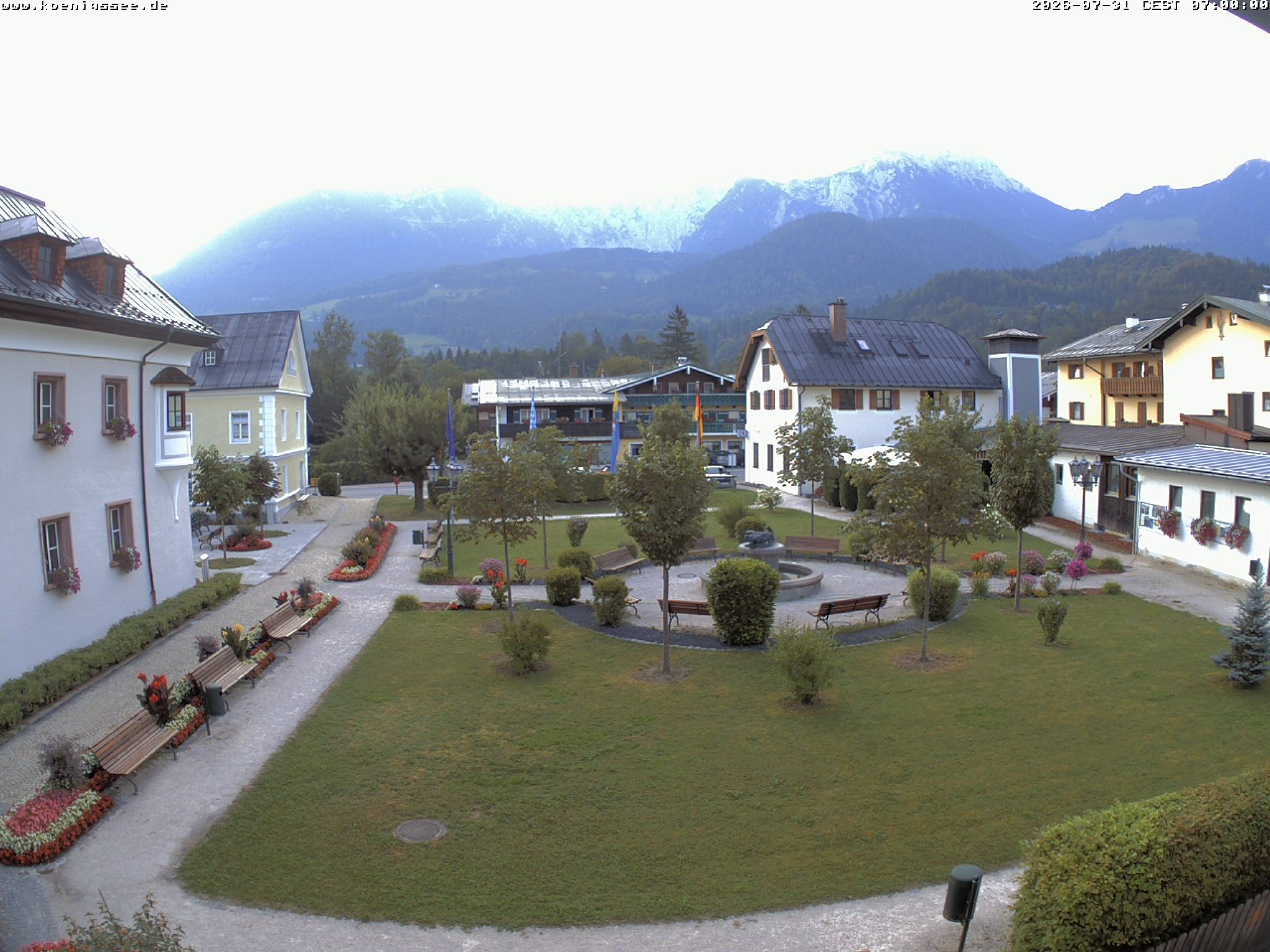Archiv Foto Webcam Haus des Gastes - Königssee