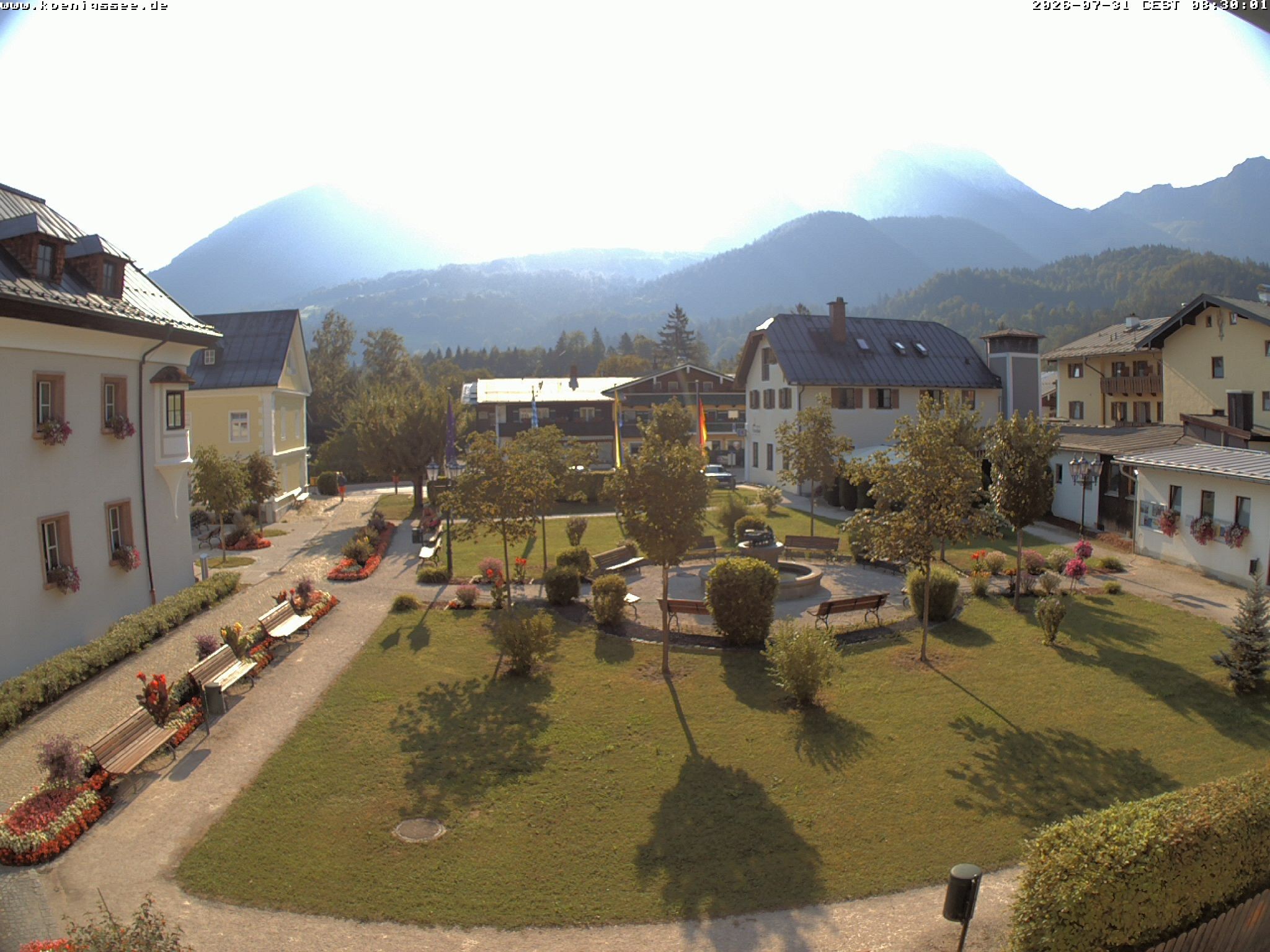 Archiv Foto Webcam Haus des Gastes - Königssee
