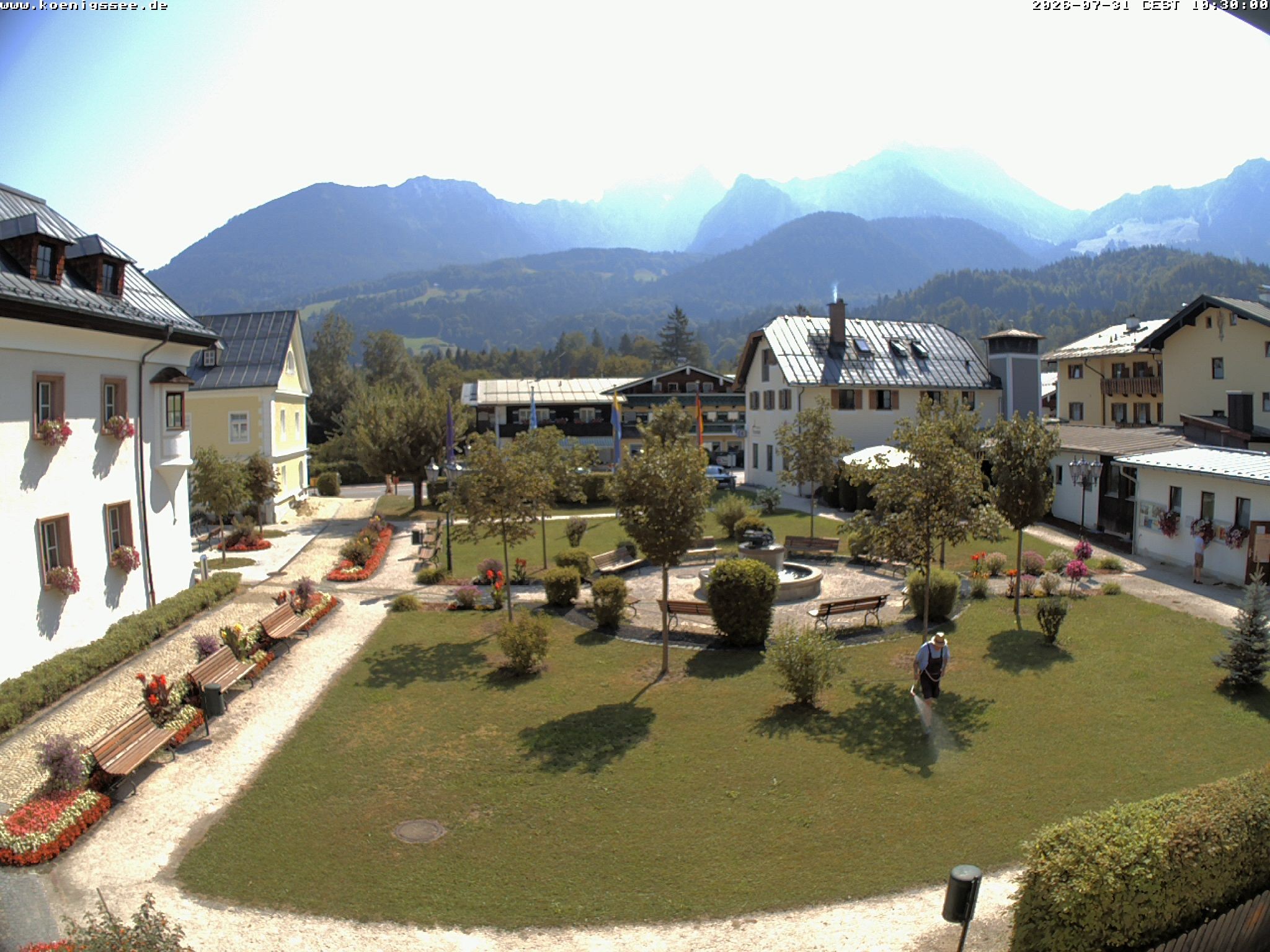 Archiv Foto Webcam Haus des Gastes - Königssee