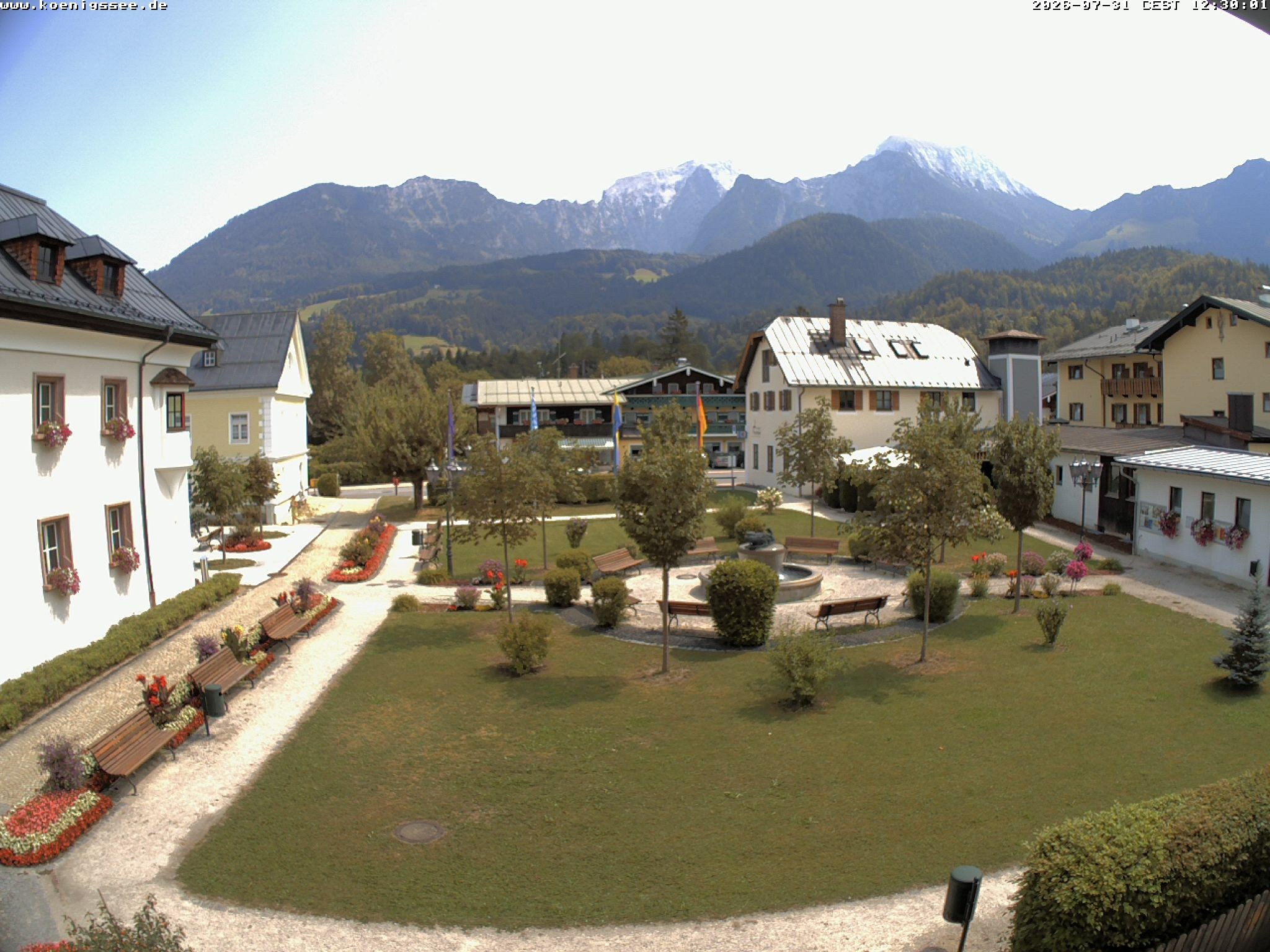 Archiv Foto Webcam Haus des Gastes - Königssee
