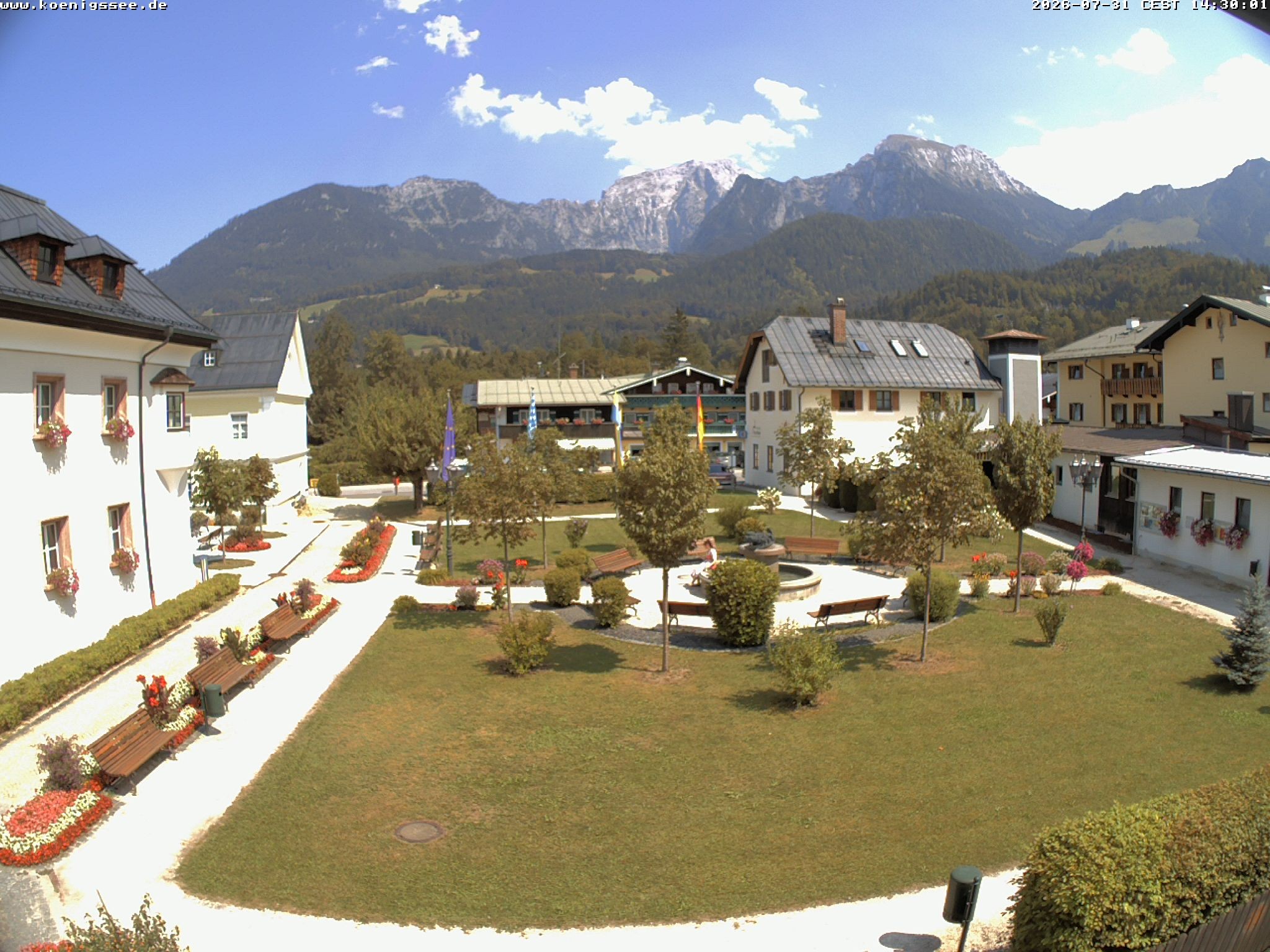 Archiv Foto Webcam Haus des Gastes - Königssee