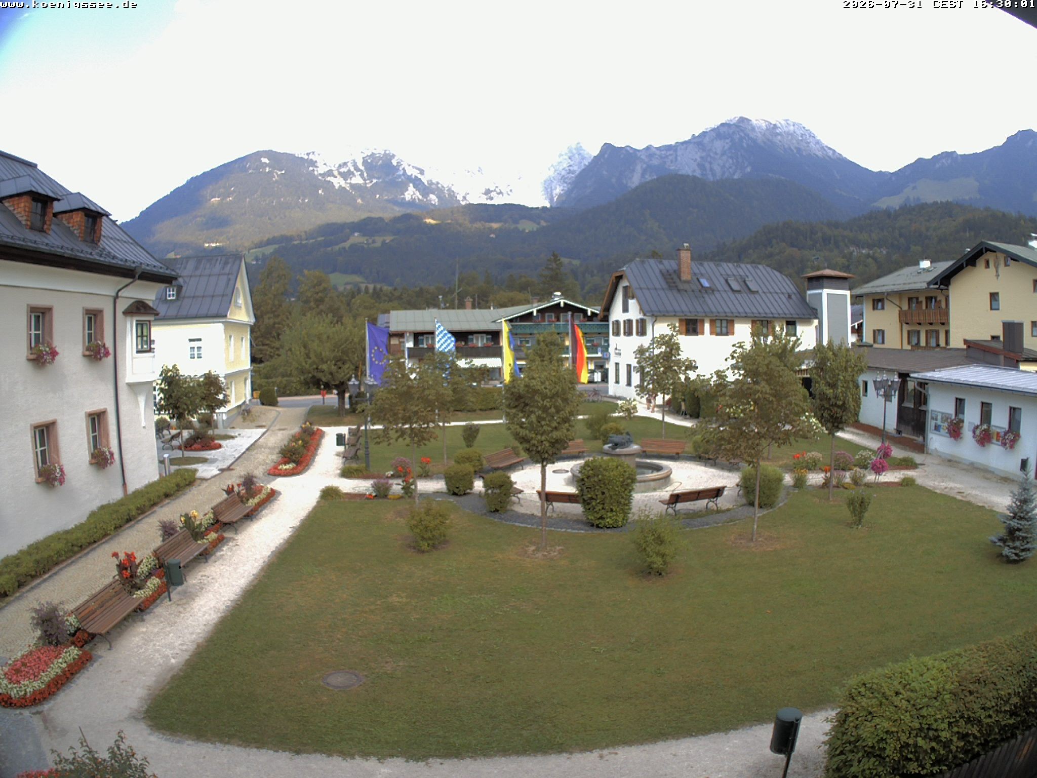 Archiv Foto Webcam Haus des Gastes - Königssee