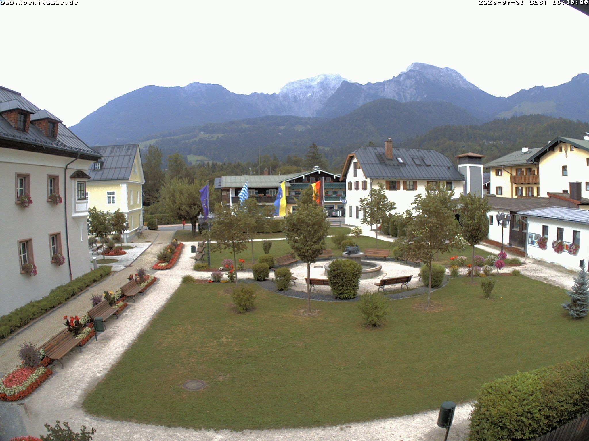 Archiv Foto Webcam Haus des Gastes - Königssee