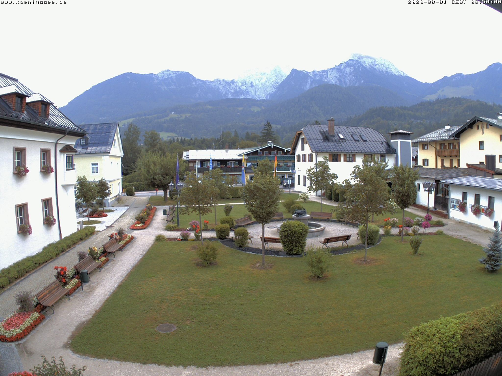 Archiv Foto Webcam Haus des Gastes - Königssee