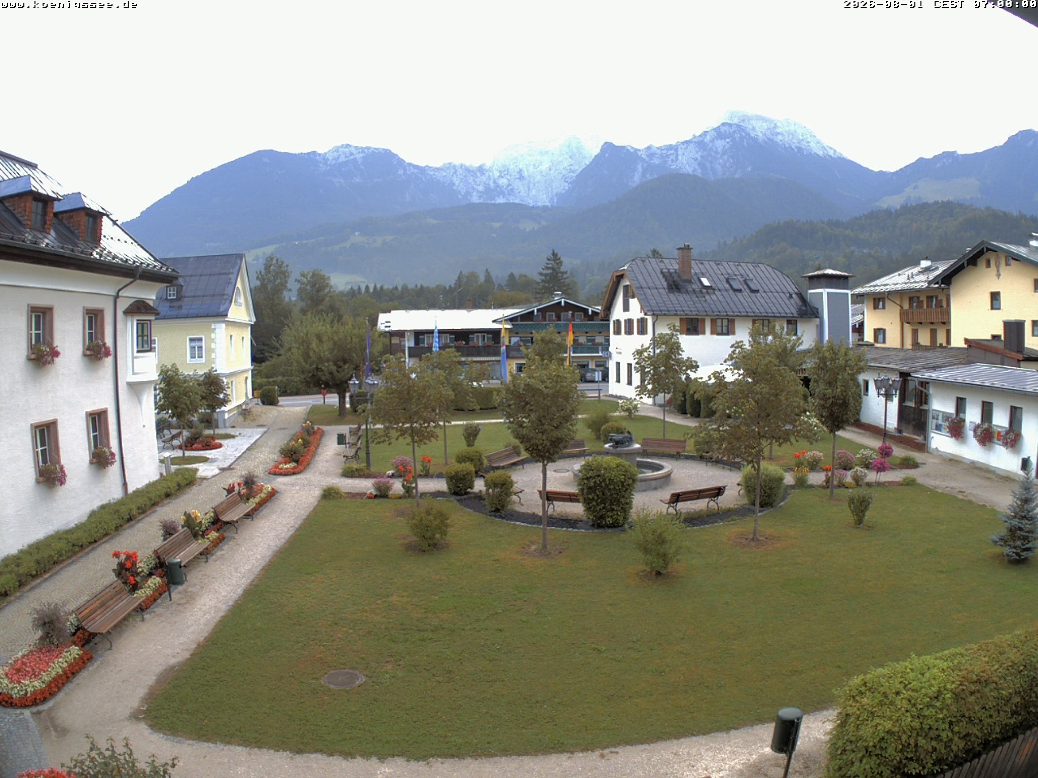 Archiv Foto Webcam Haus des Gastes - Königssee
