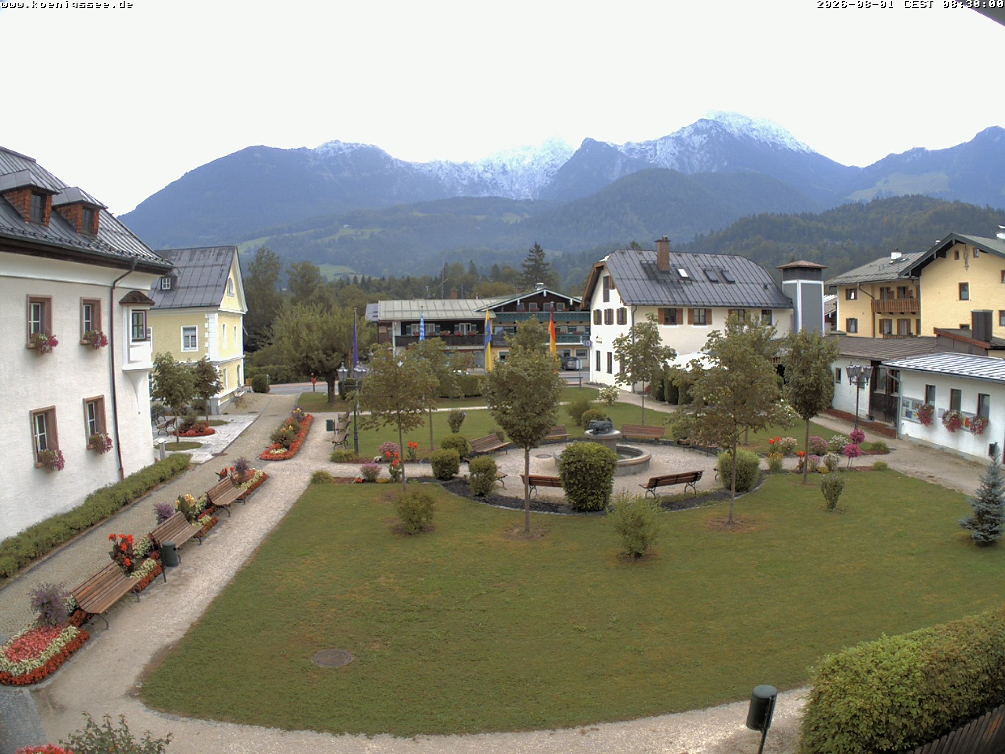 Archiv Foto Webcam Haus des Gastes - Königssee
