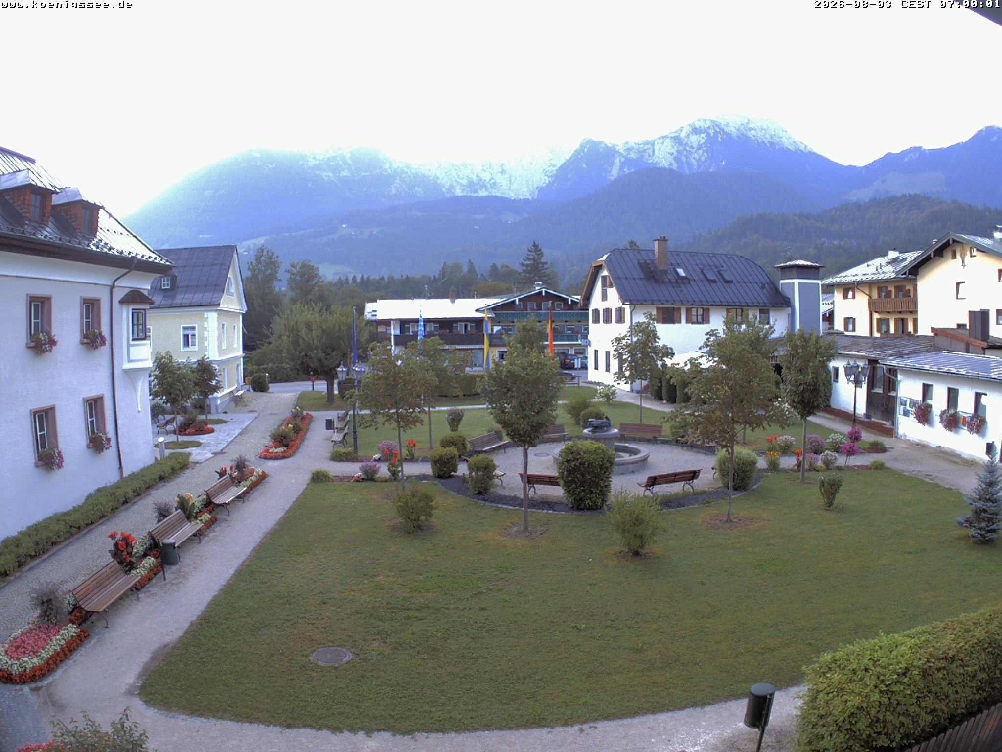 Archiv Foto Webcam Haus des Gastes - Königssee