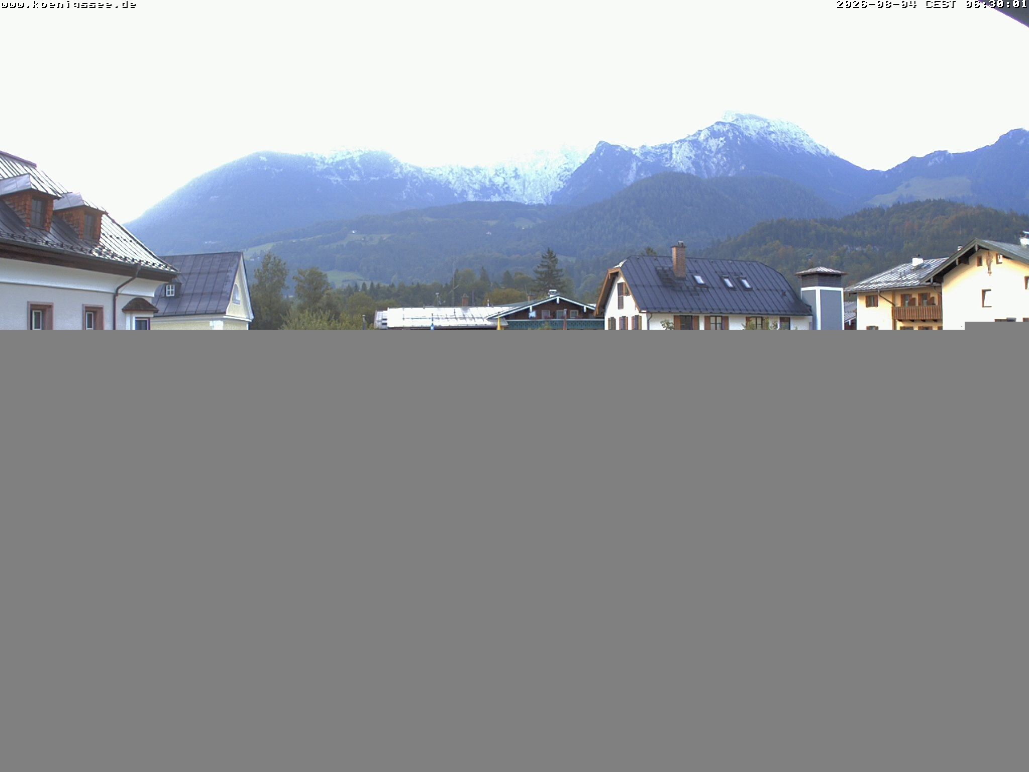 Archiv Foto Webcam Haus des Gastes - Königssee