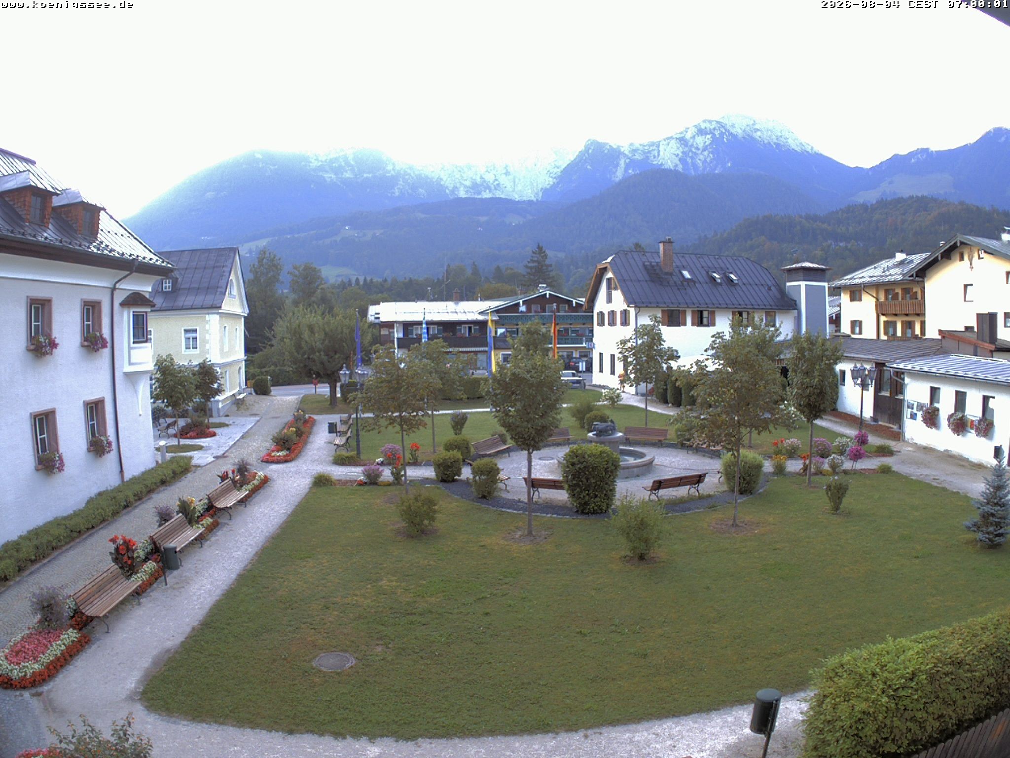 Archiv Foto Webcam Haus des Gastes - Königssee