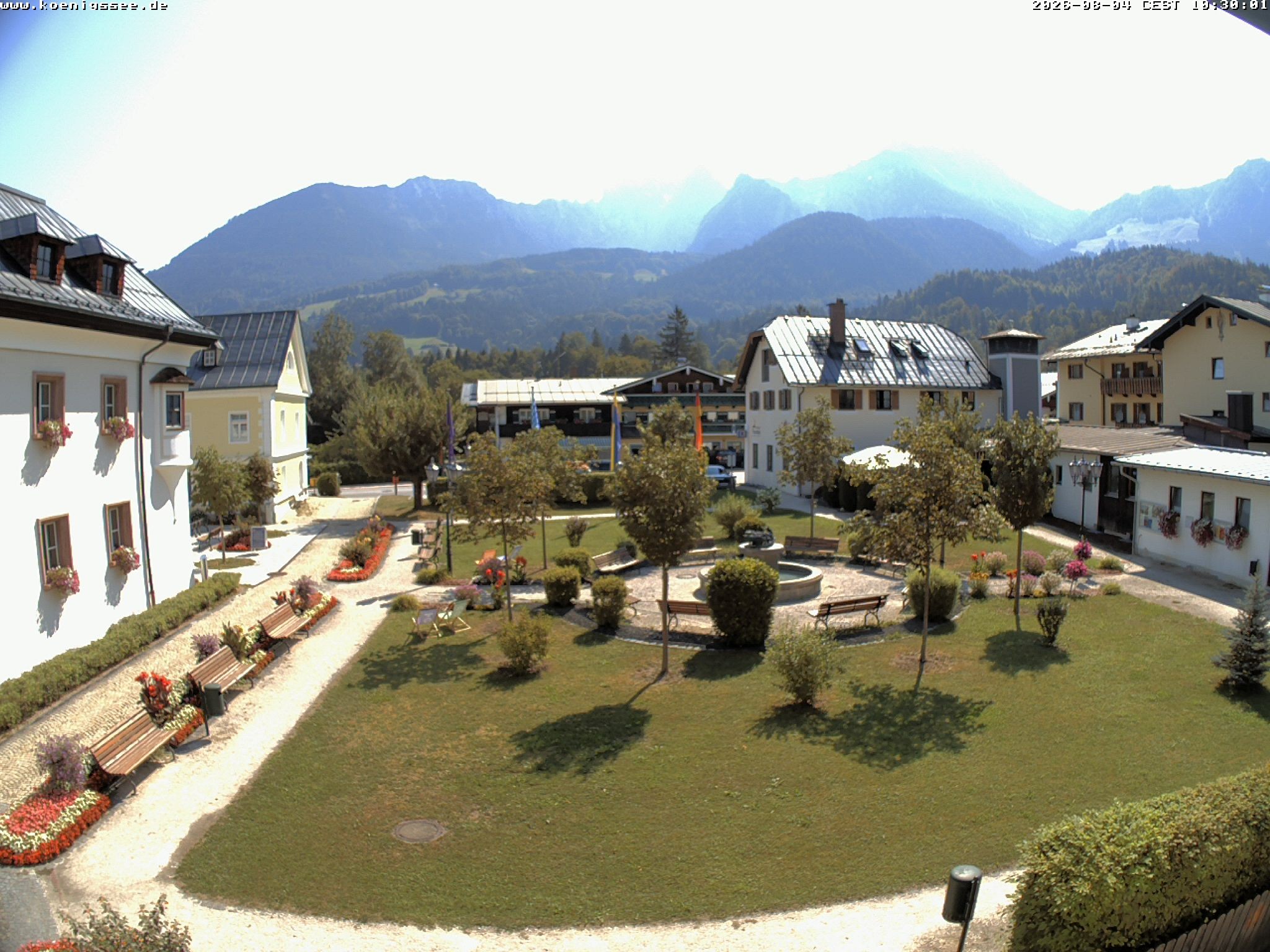 Archiv Foto Webcam Haus des Gastes - Königssee