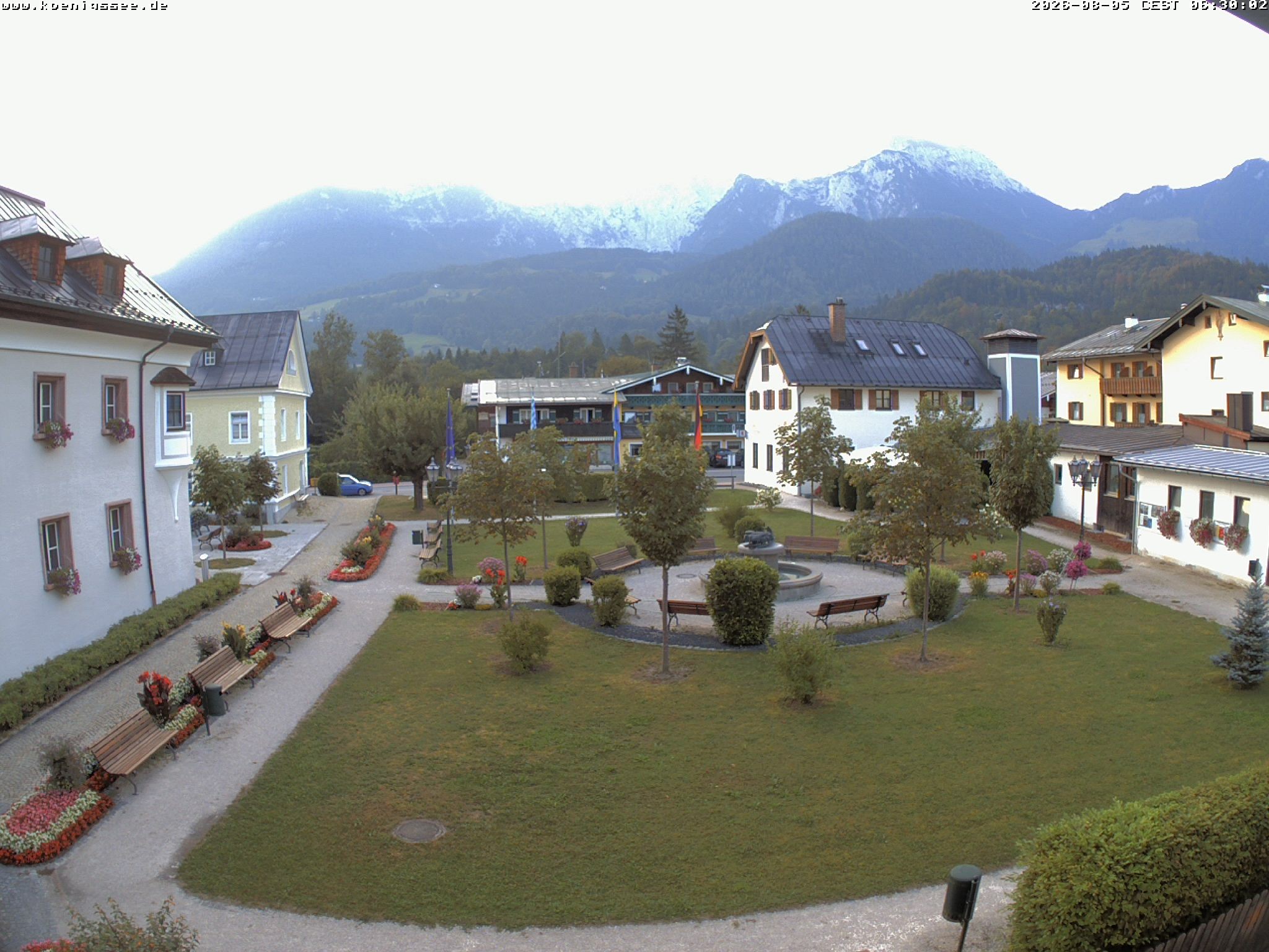 Archiv Foto Webcam Haus des Gastes - Königssee