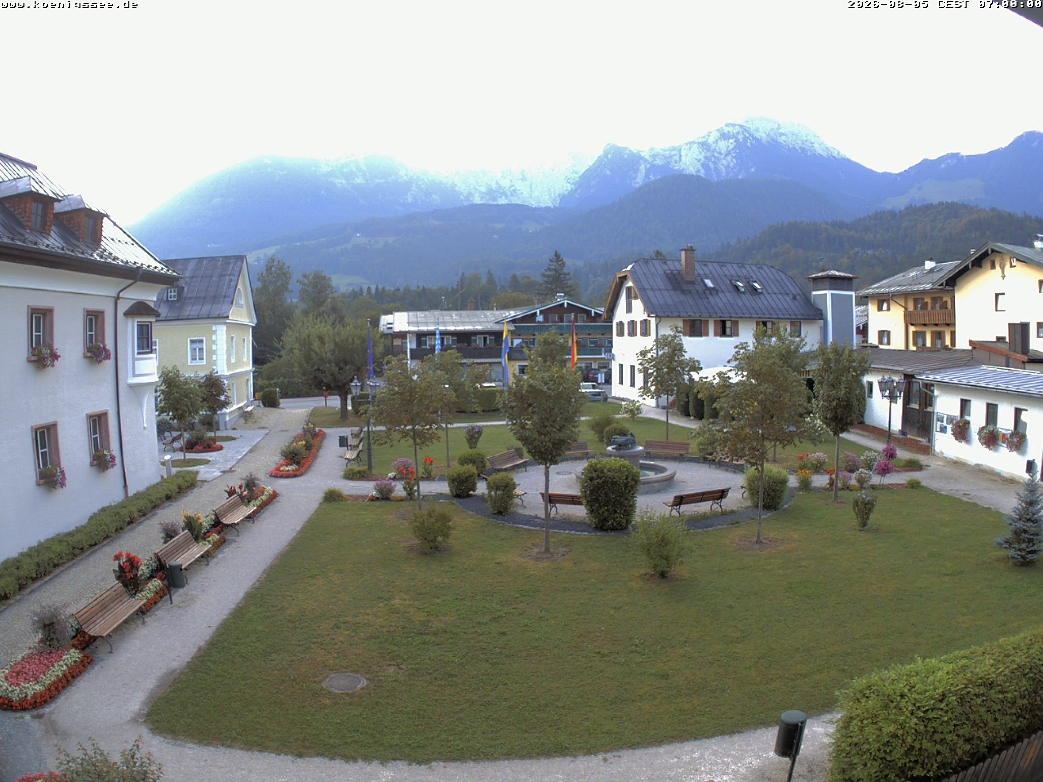 Archiv Foto Webcam Haus des Gastes - Königssee