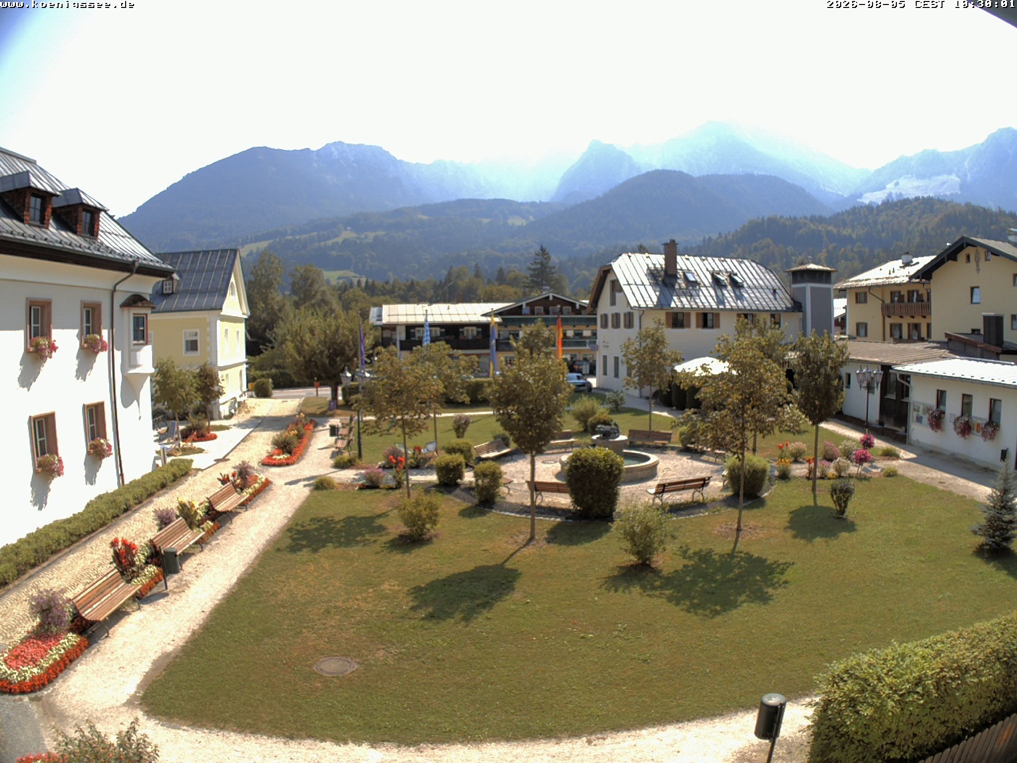 Archiv Foto Webcam Haus des Gastes - Königssee