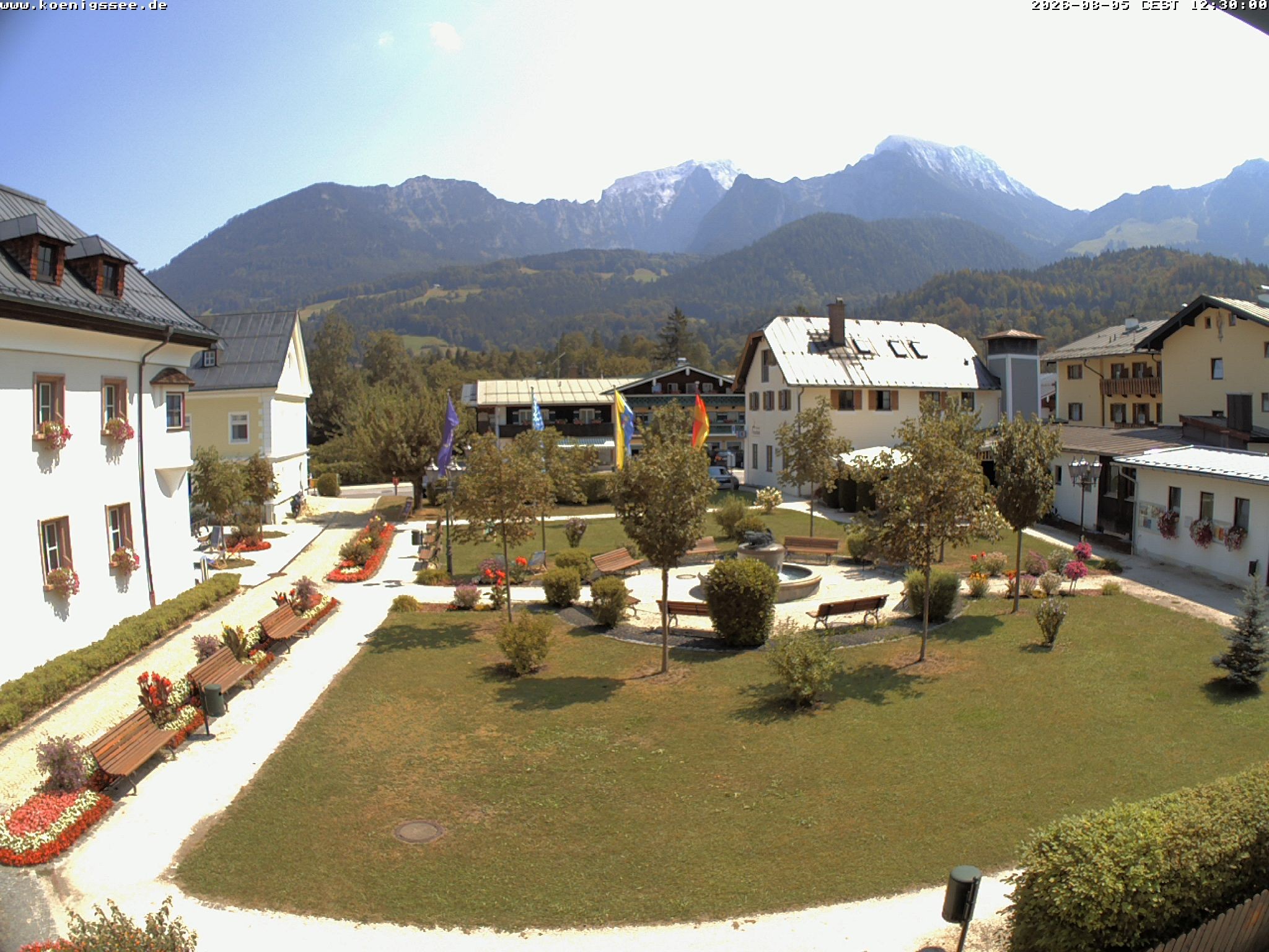 Archiv Foto Webcam Haus des Gastes - Königssee