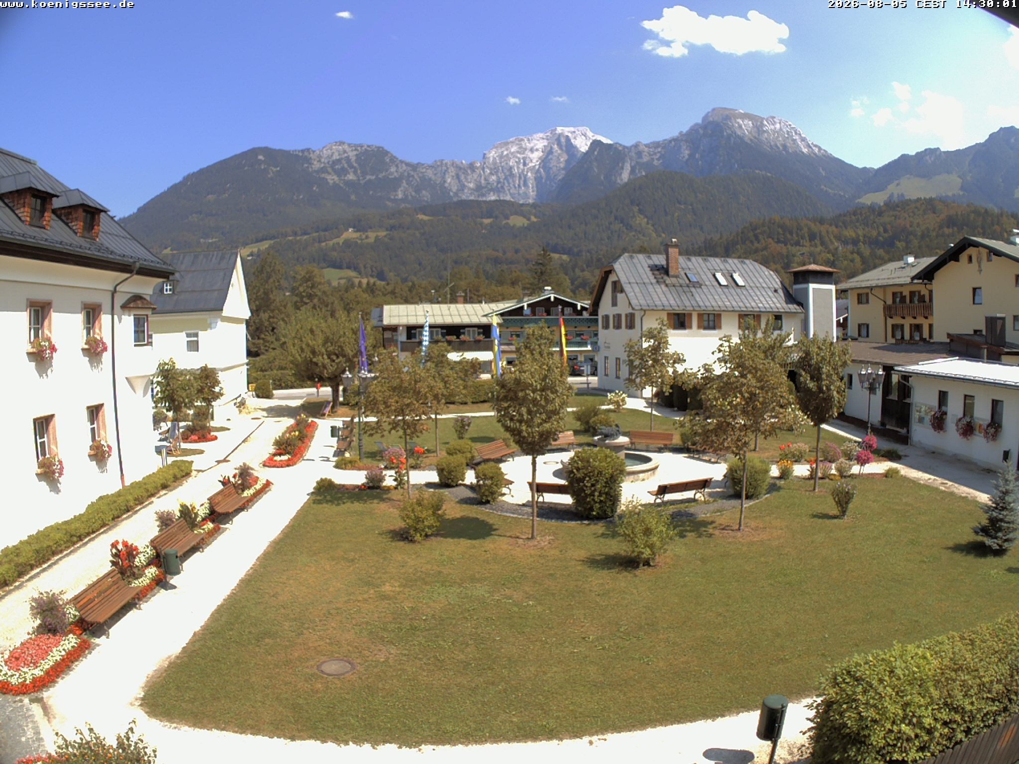 Archiv Foto Webcam Haus des Gastes - Königssee