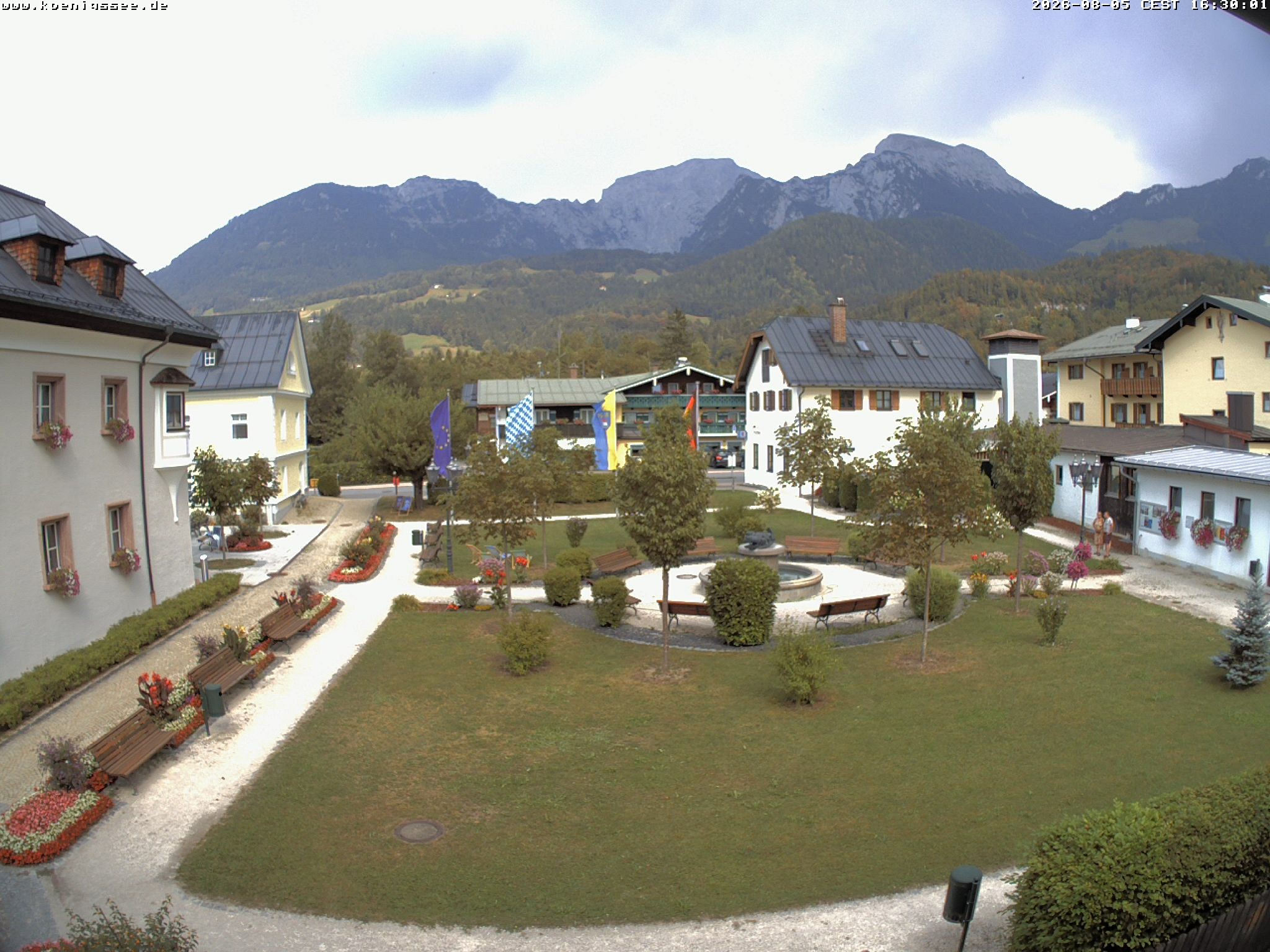 Archiv Foto Webcam Haus des Gastes - Königssee
