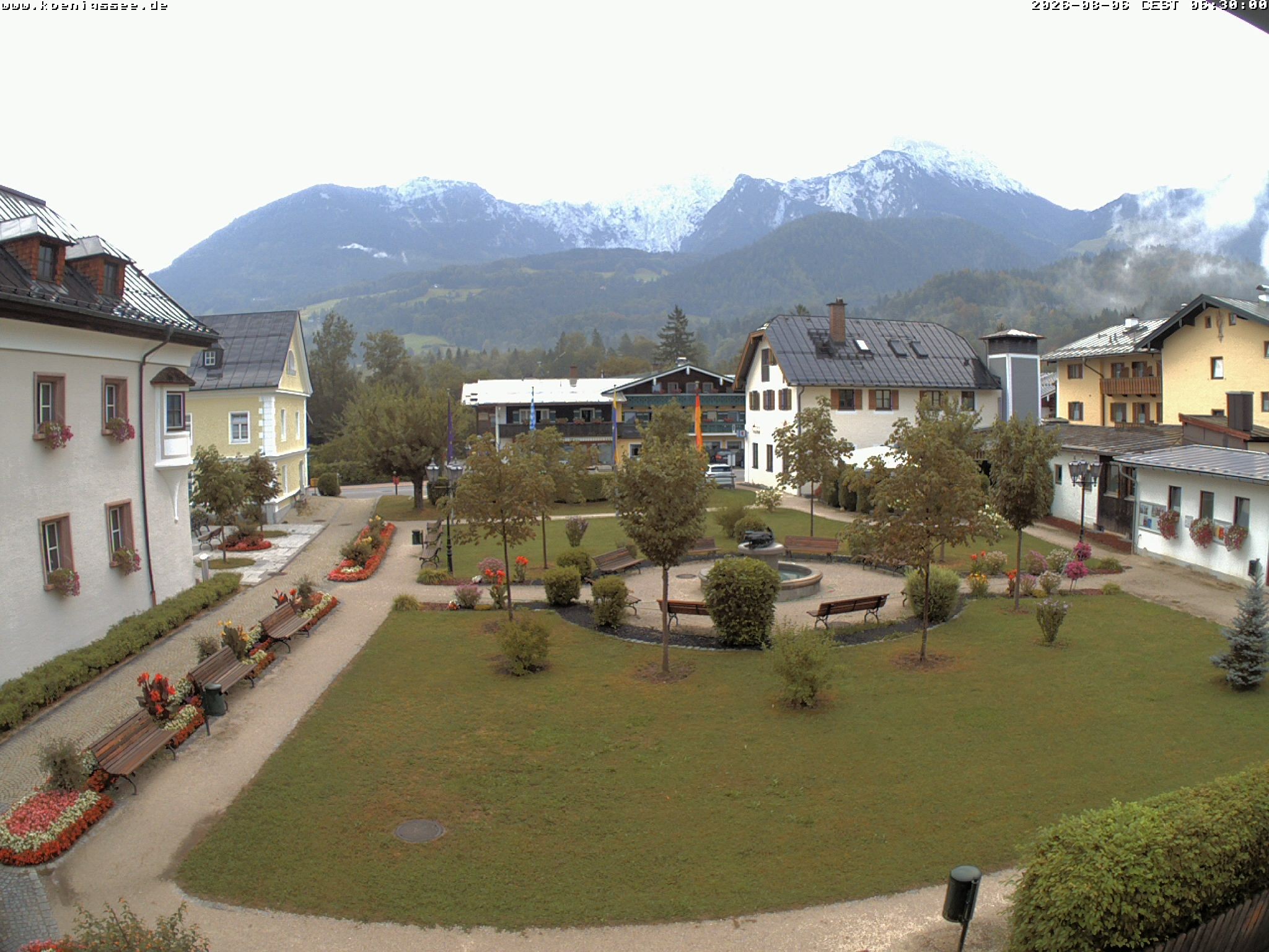 Archiv Foto Webcam Haus des Gastes - Königssee